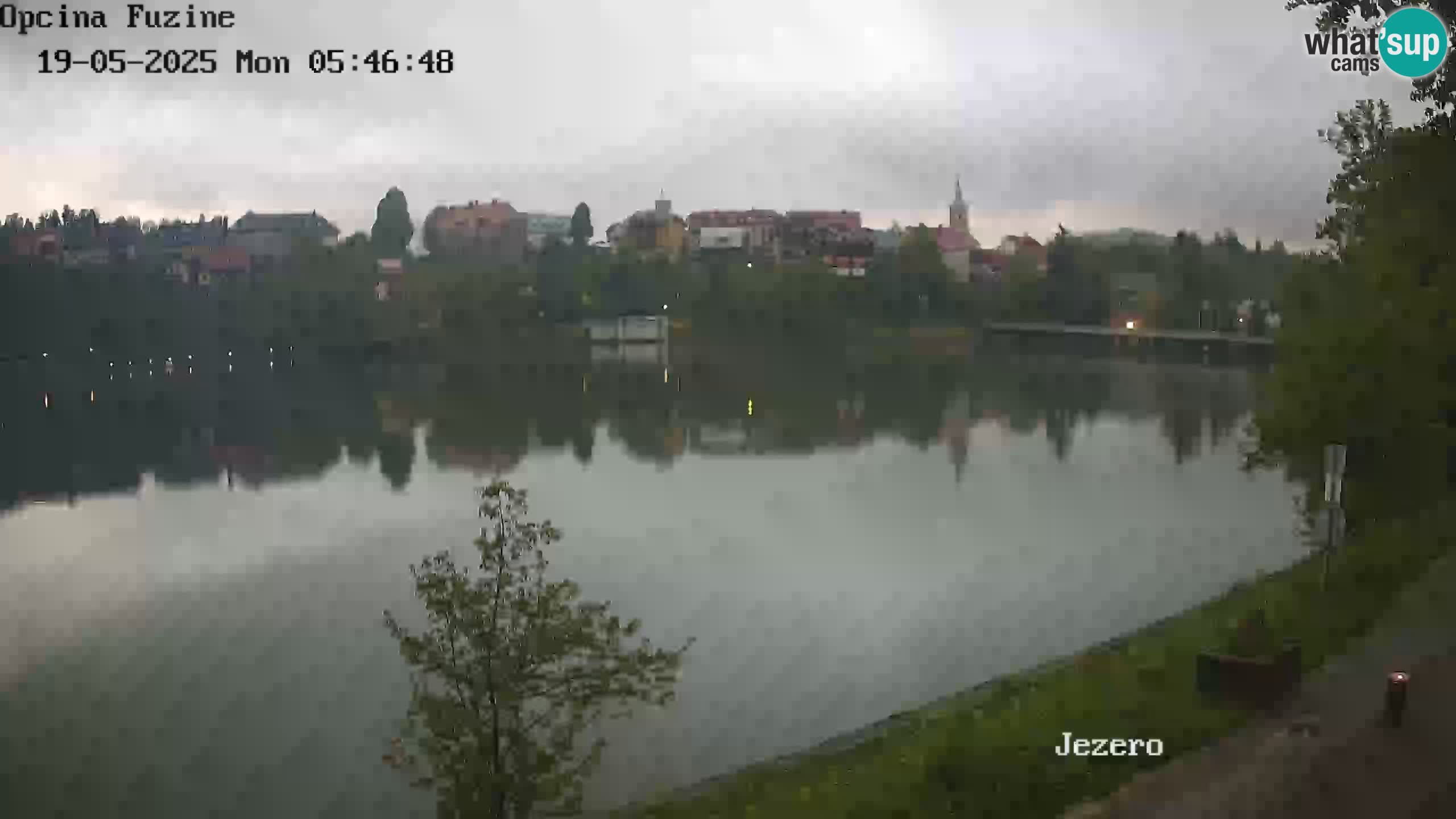 LIVE lago Bajer webcam Bajersko Jezero Fužine