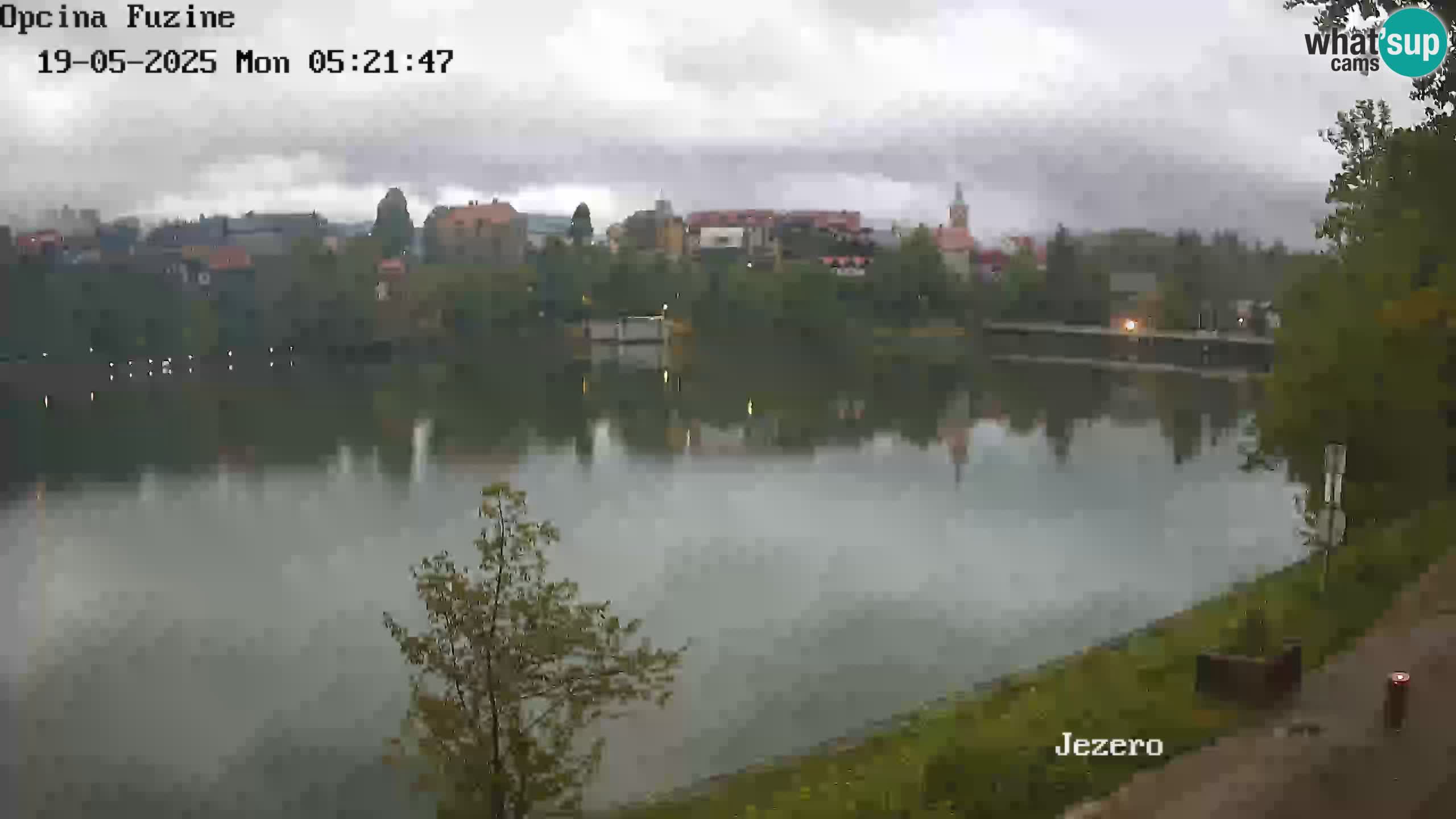 Bajersko Jezero web kamera Fužine
