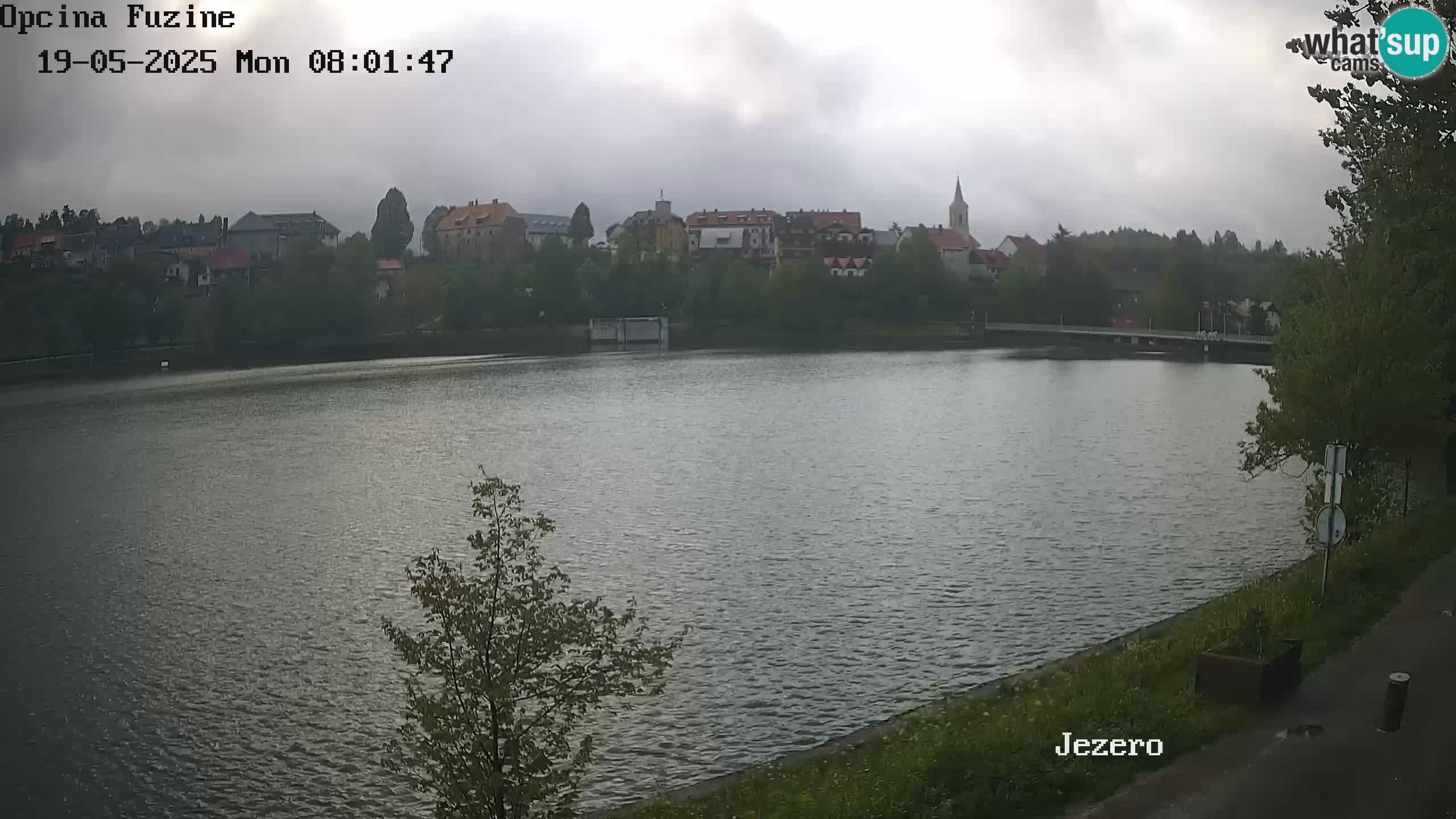 LIVE lago Bajer webcam Bajersko Jezero Fužine