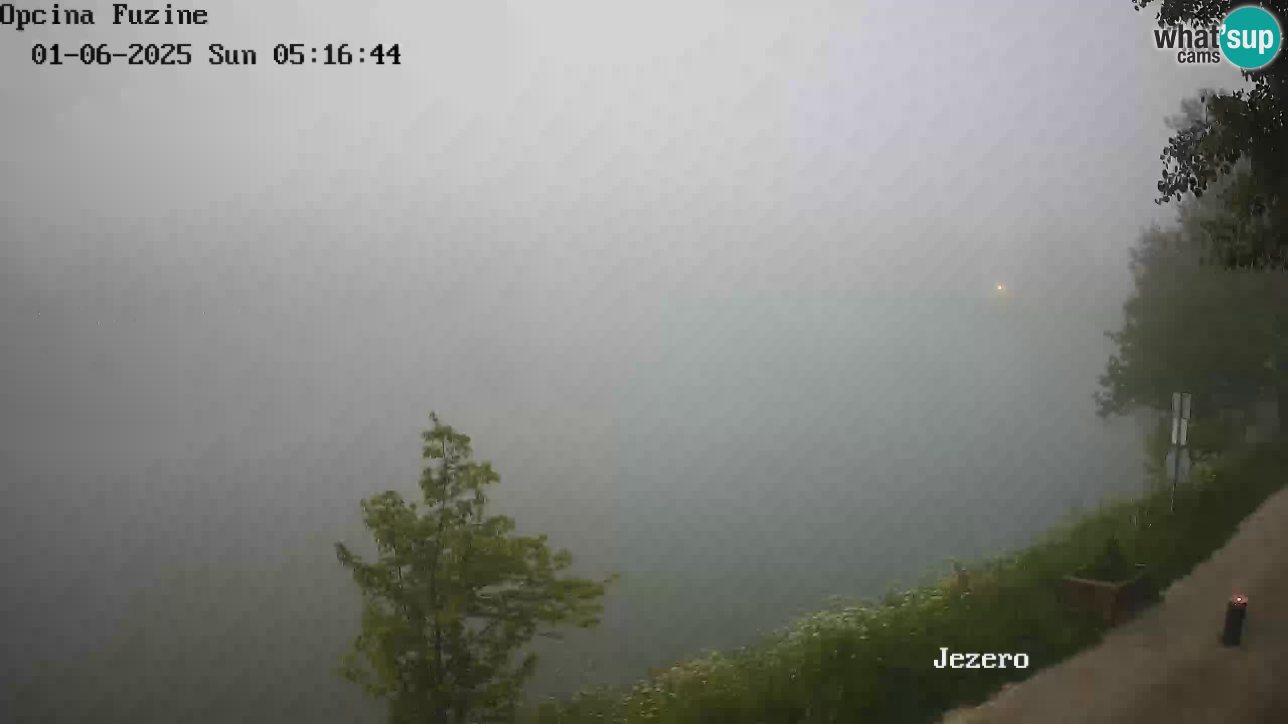 LIVE Lake Bajer livecam Bajersko Jezero Fužine
