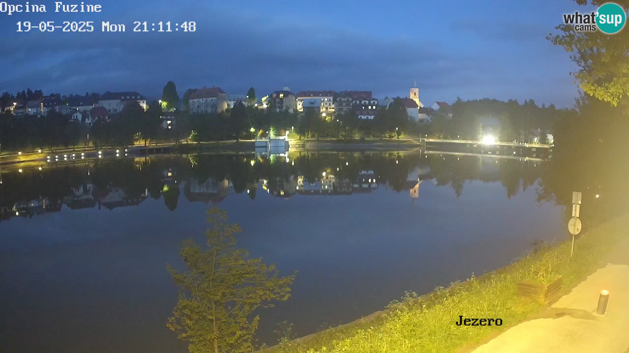 LIVE Lake Bajer livecam Bajersko Jezero Fužine