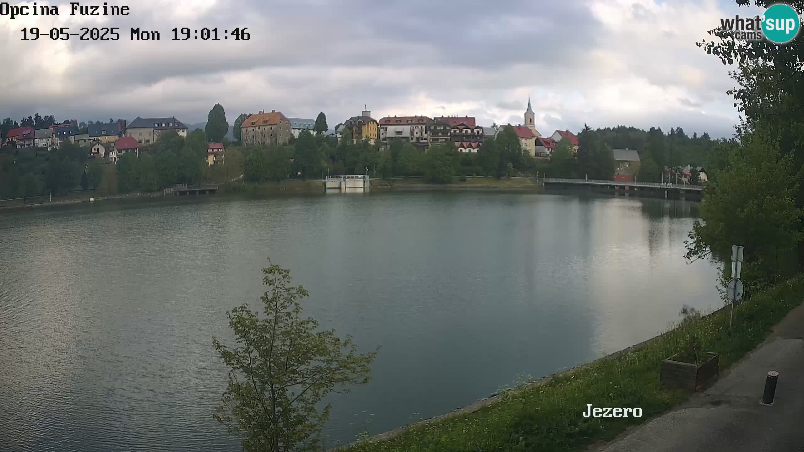 Bajersko Jezero web kamera Fužine