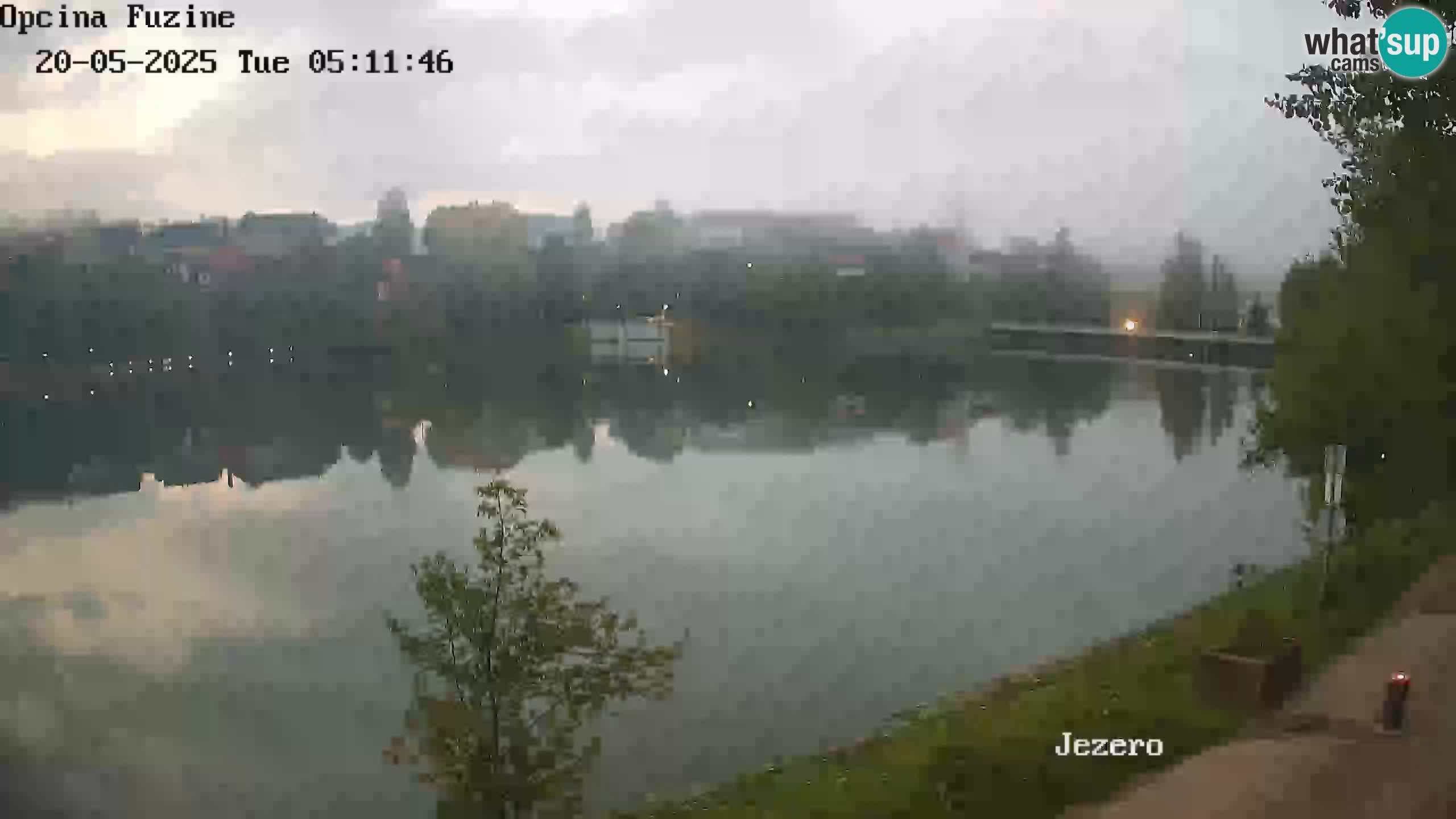 Bajersko Jezero web kamera Fužine