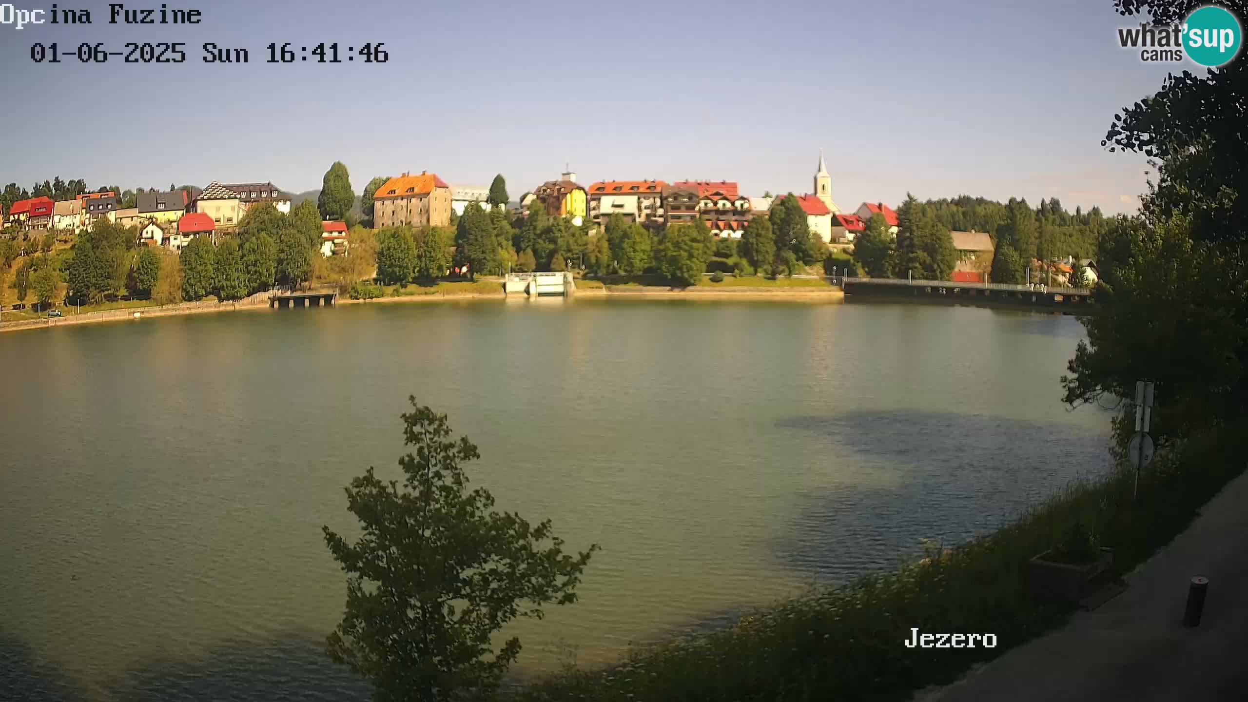 LIVE Lake Bajer livecam Bajersko Jezero Fužine