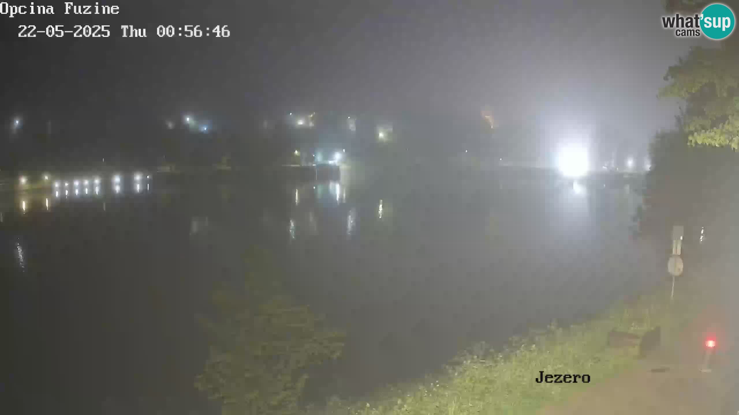Bajersko Jezero web kamera Fužine