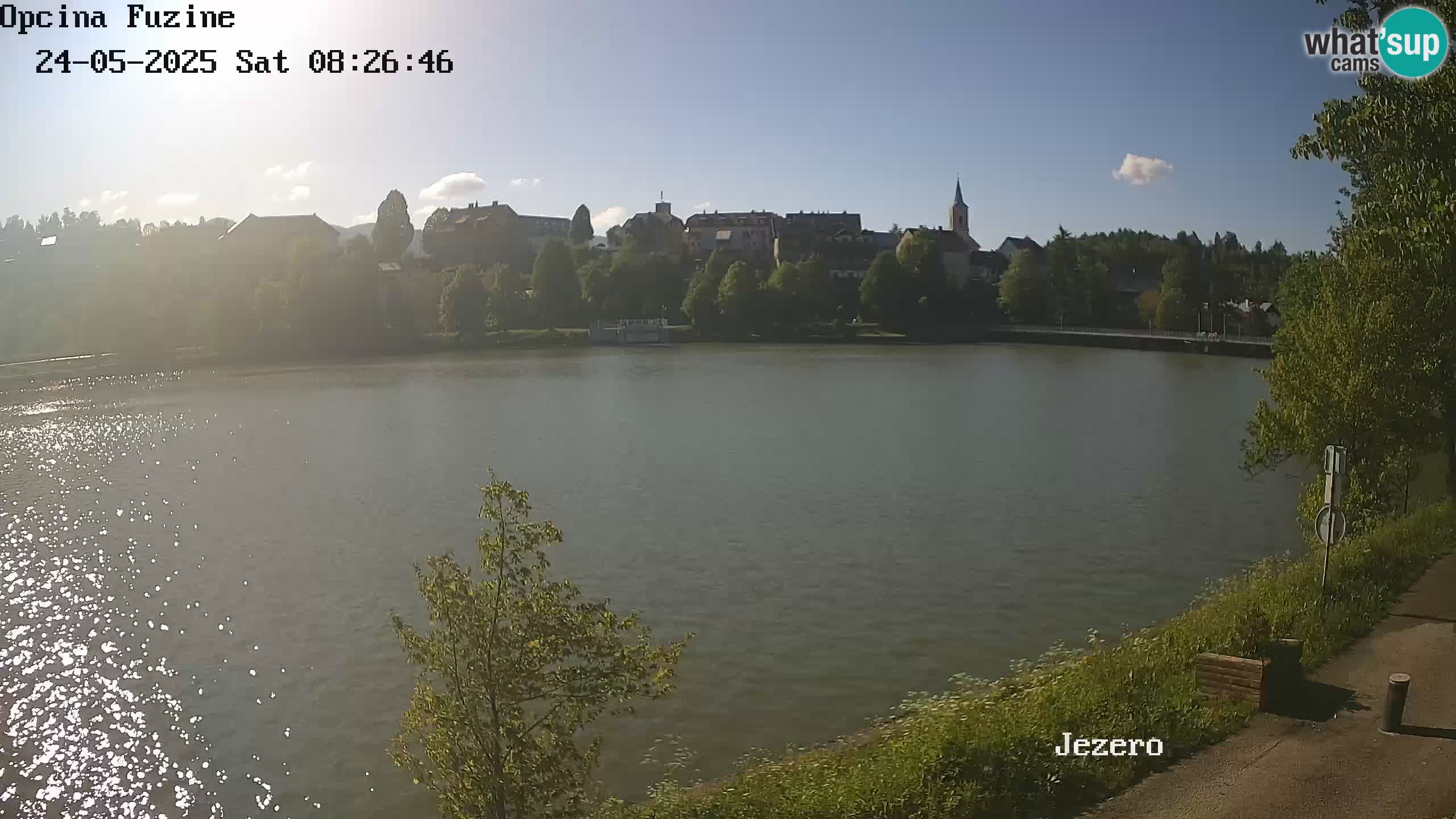 Kamera v živo Bajersko Jezero Fužine