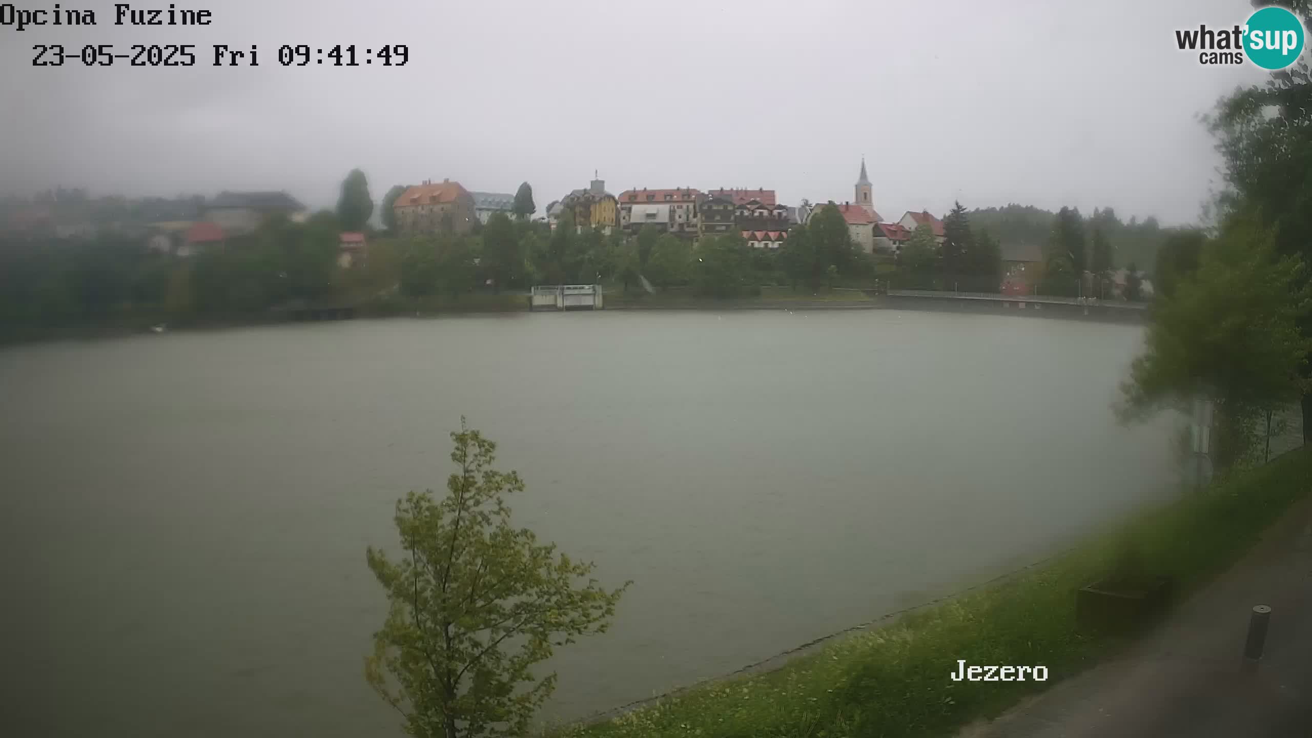 Bajersko Jezero web kamera Fužine