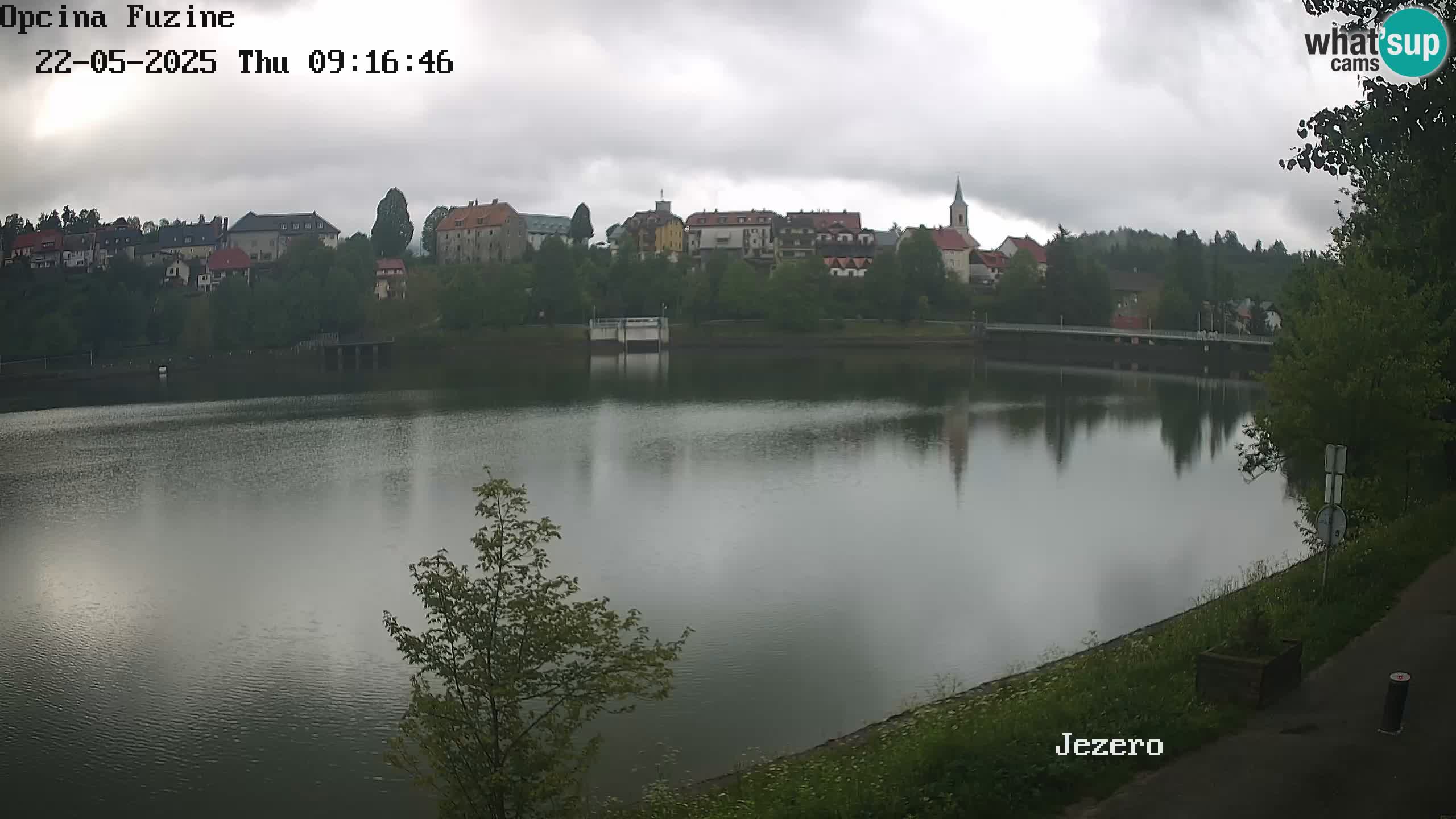 Bajersko Jezero web kamera Fužine
