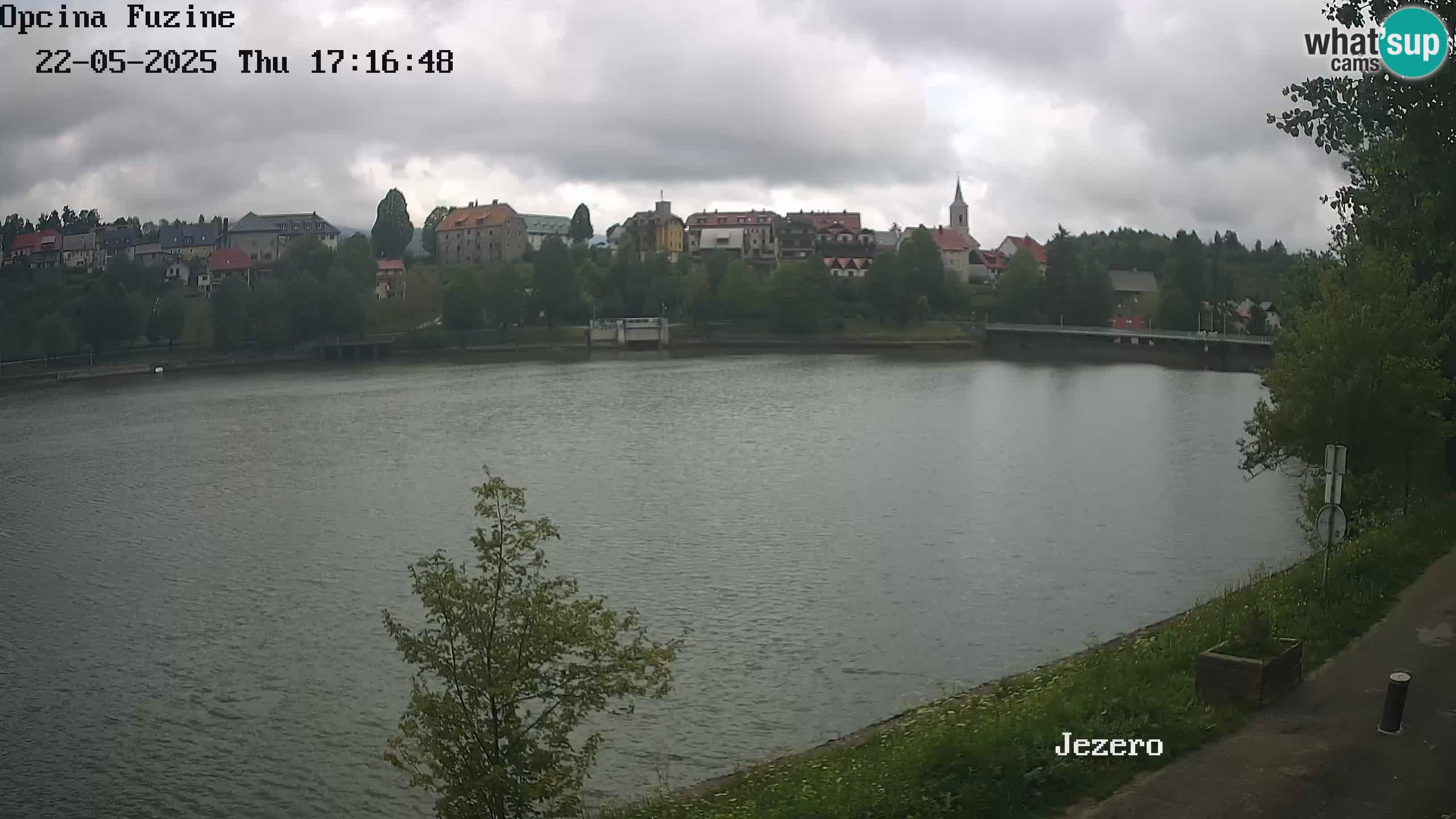 Bajersko Jezero web kamera Fužine