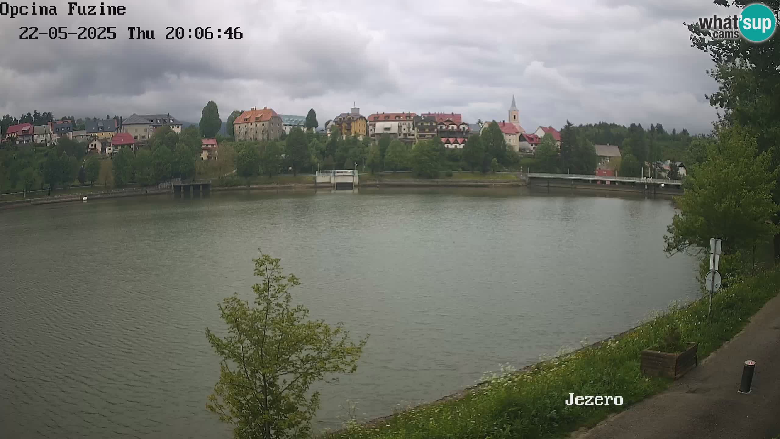 Bajersko Jezero web kamera Fužine