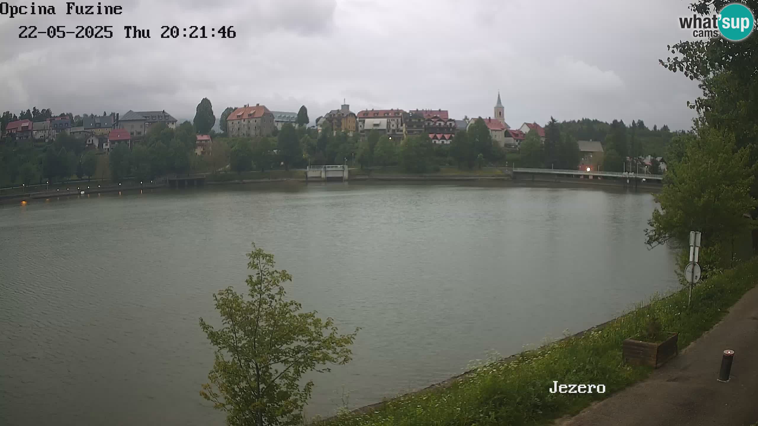 Bajersko Jezero web kamera Fužine