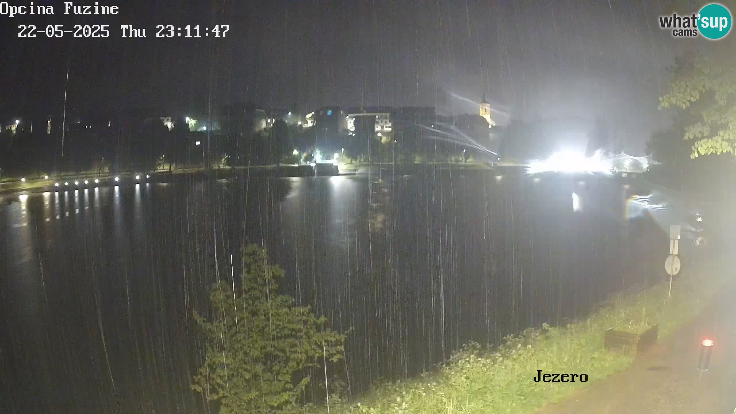 Bajersko Jezero web kamera Fužine