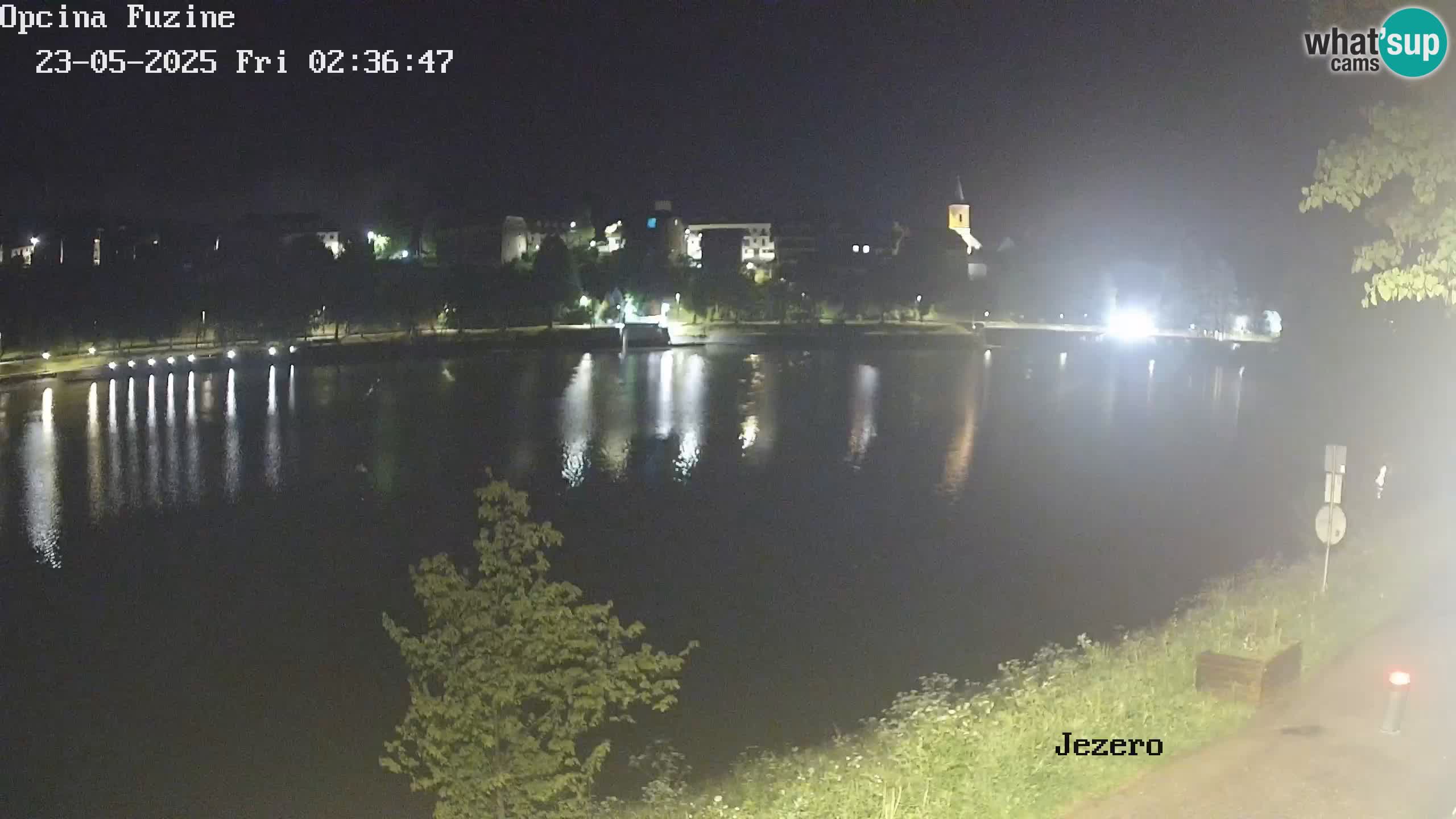 Bajersko Jezero web kamera Fužine
