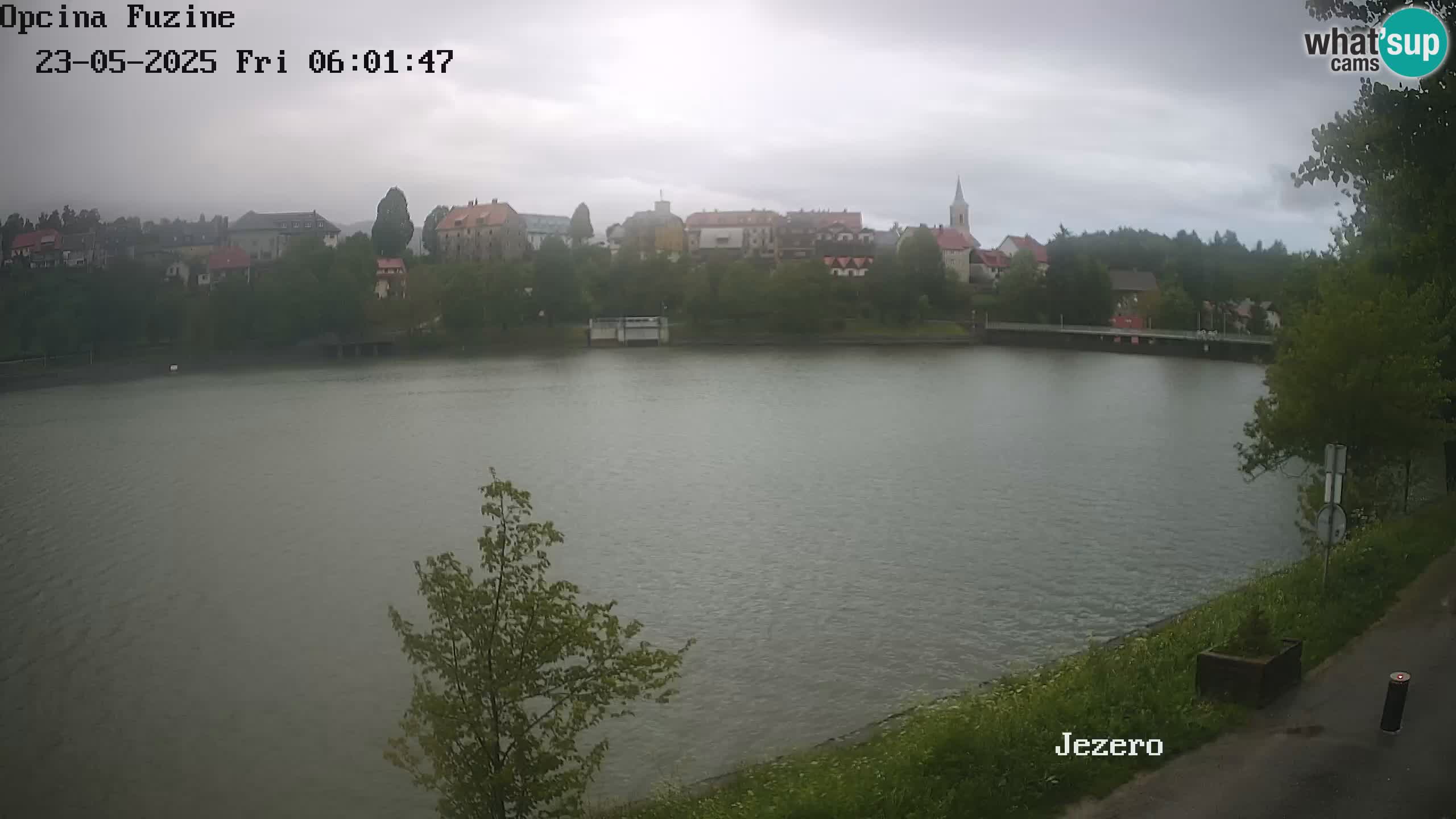 Bajersko Jezero web kamera Fužine