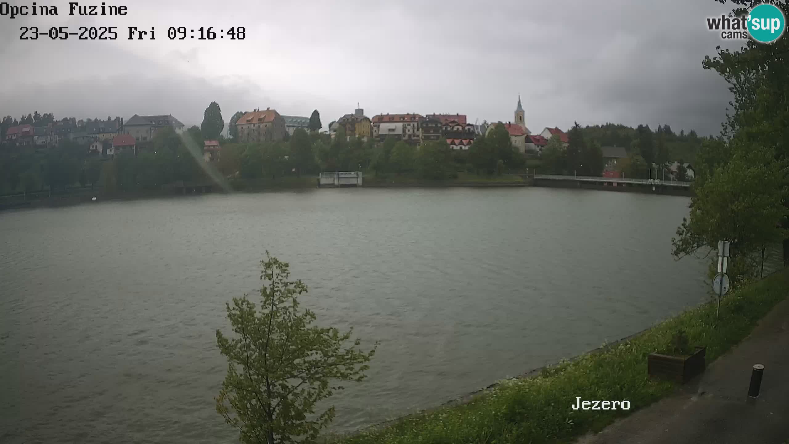 Bajersko Jezero web kamera Fužine