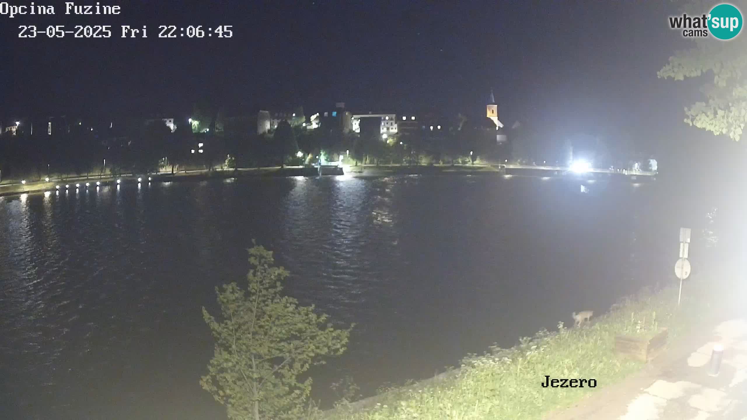 LIVE lago Bajer webcam Bajersko Jezero Fužine