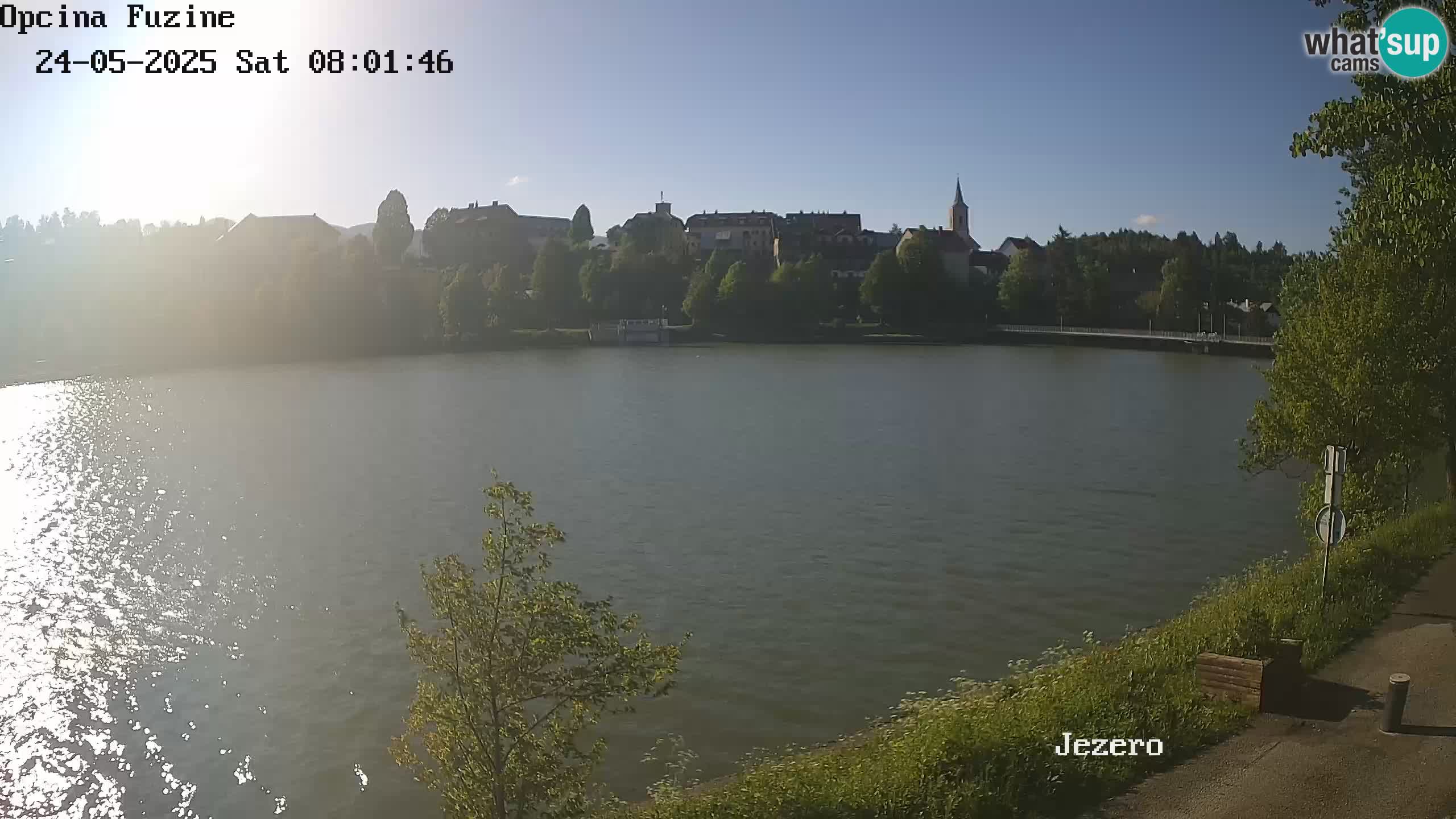Kamera v živo Bajersko Jezero Fužine