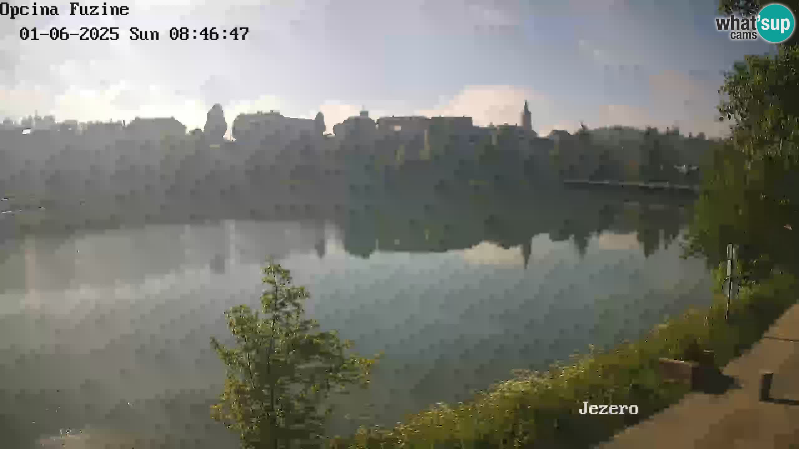 LIVE Lake Bajer livecam Bajersko Jezero Fužine