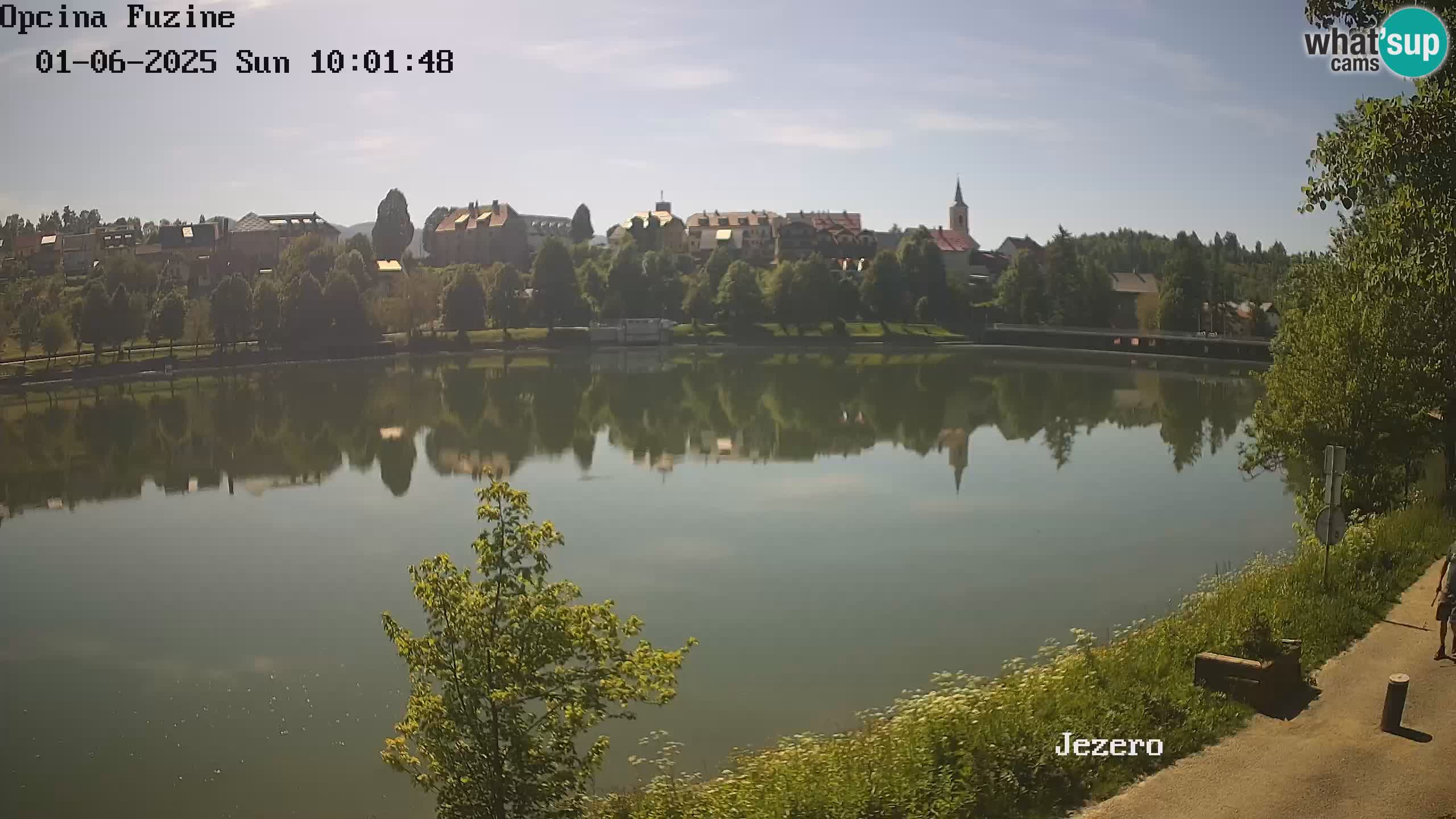LIVE Lake Bajer livecam Bajersko Jezero Fužine