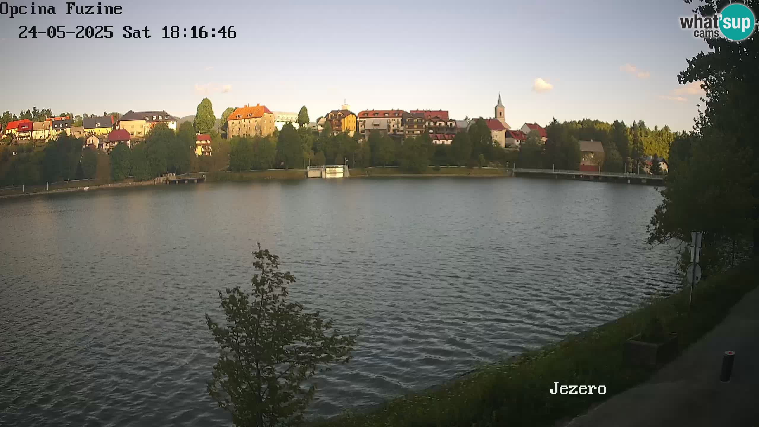 Kamera v živo Bajersko Jezero Fužine