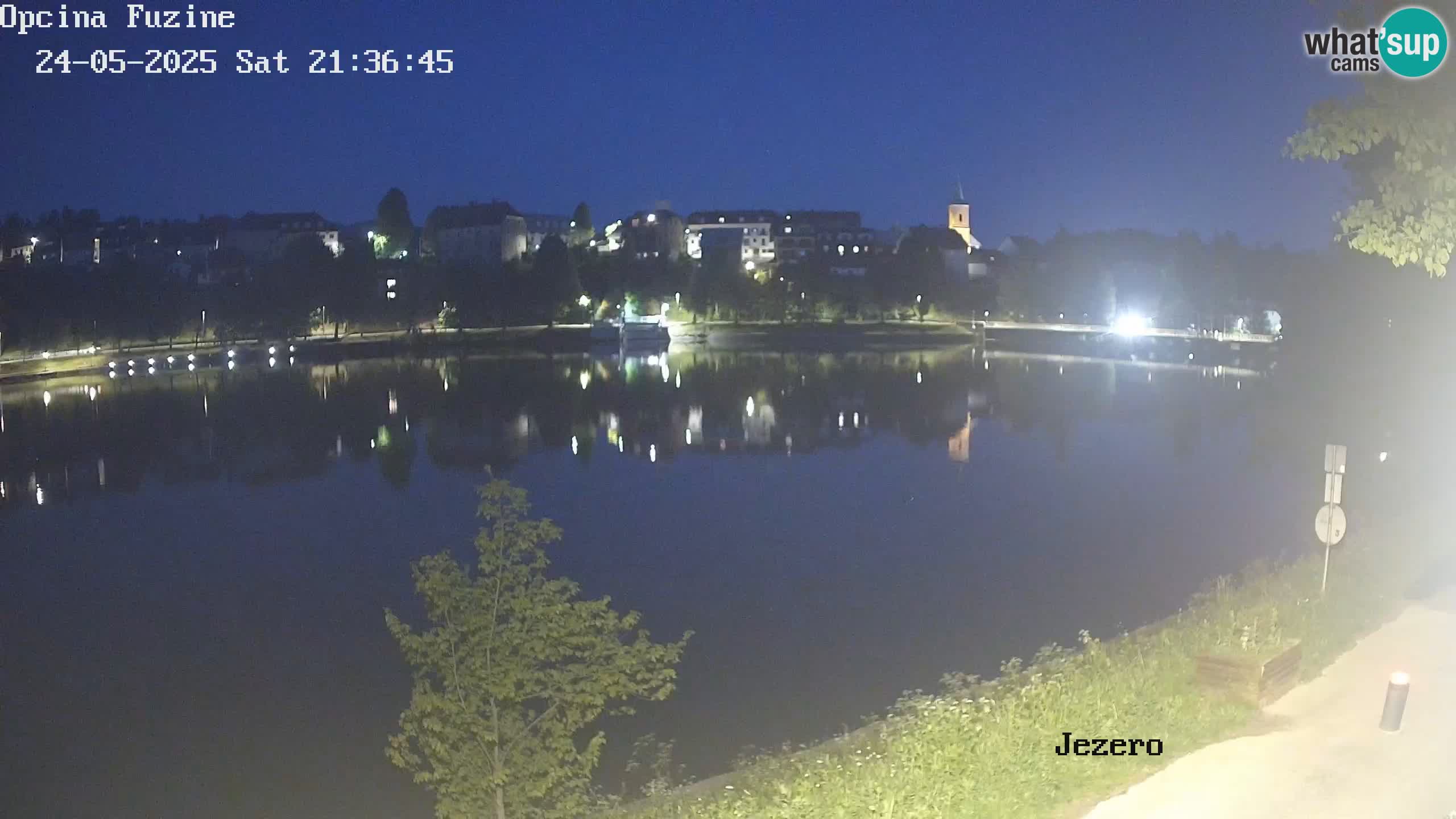 LIVE Lake Bajer livecam Bajersko Jezero Fužine