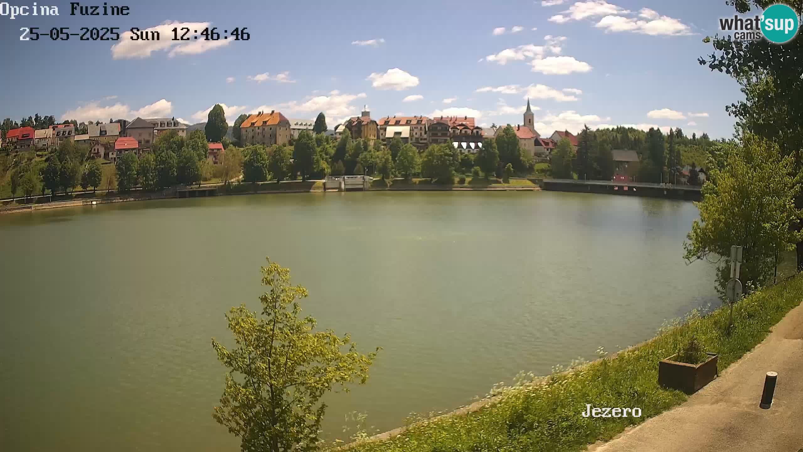 Lago Bajer livecam Bajersko Jezero Fužine