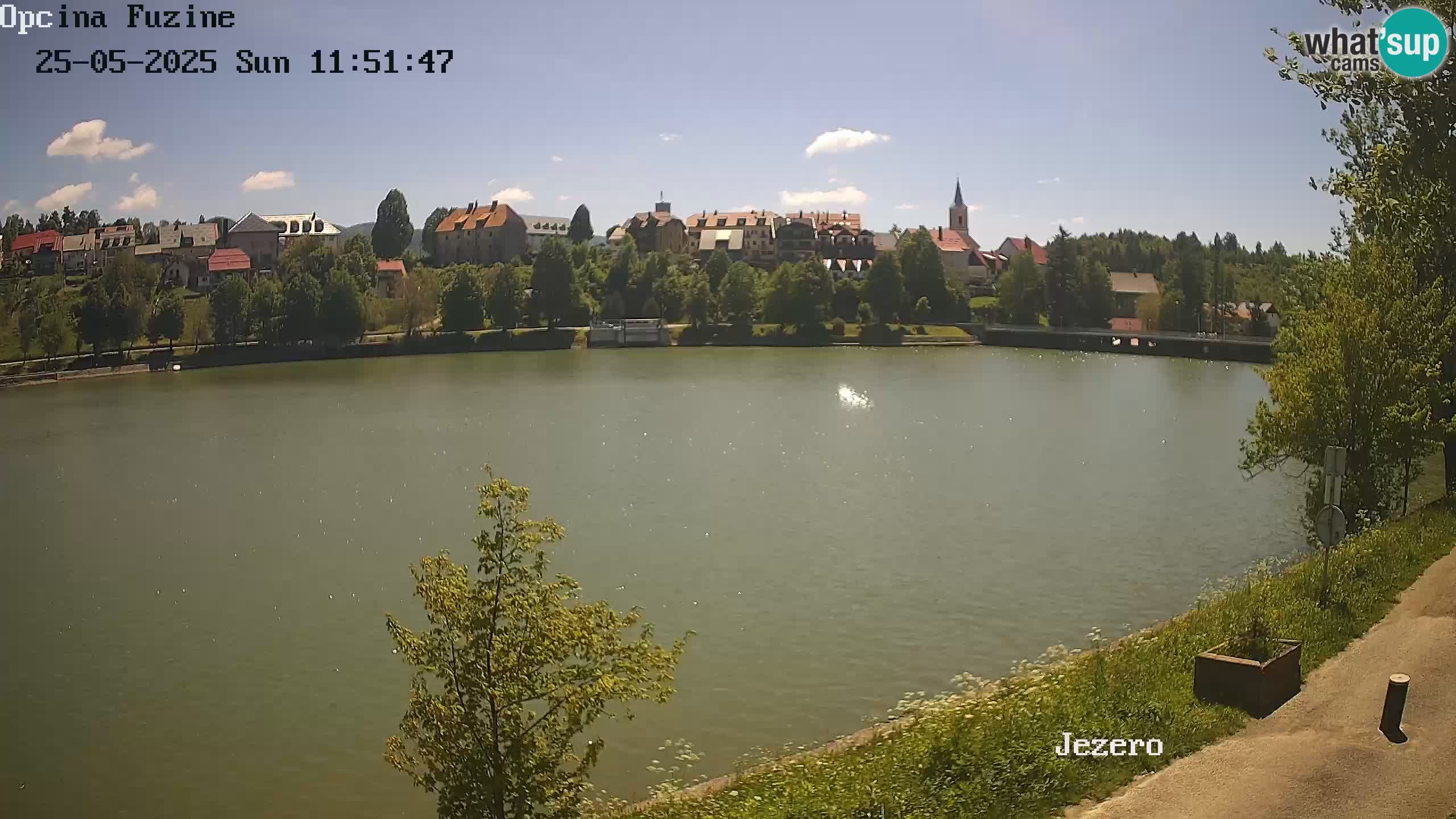 Bajersko Jezero web kamera Fužine