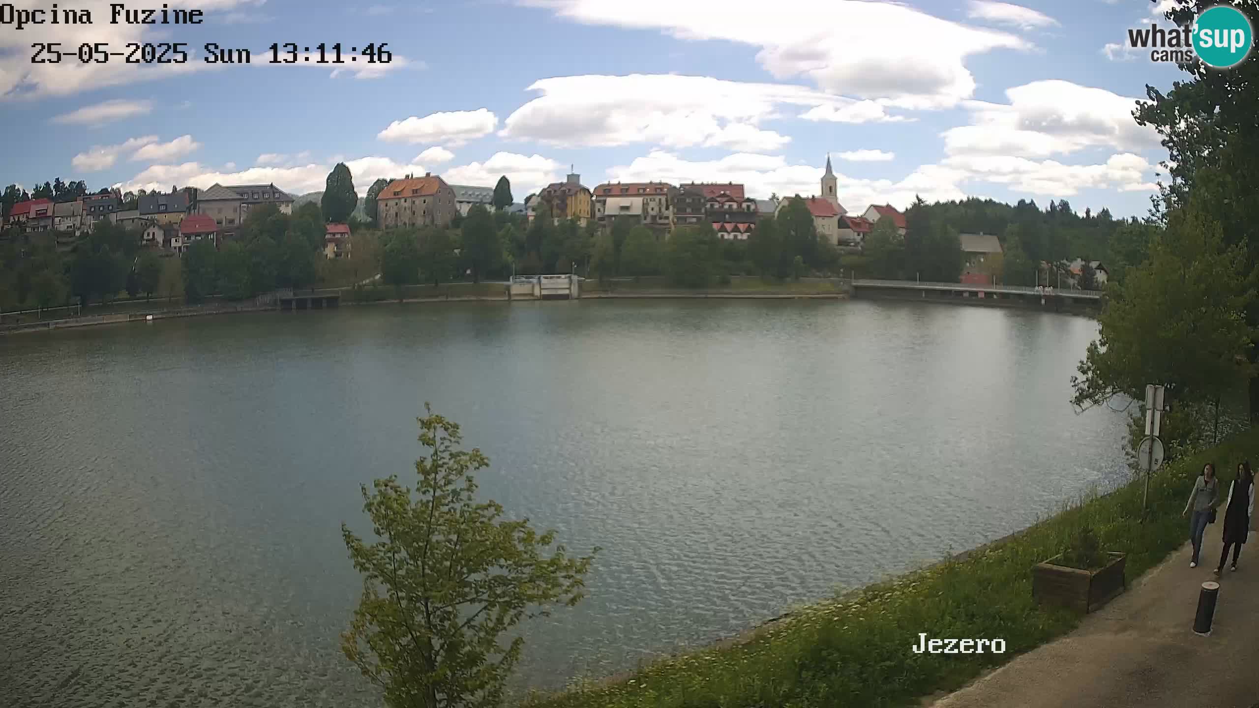 LIVE lago Bajer webcam Bajersko Jezero Fužine