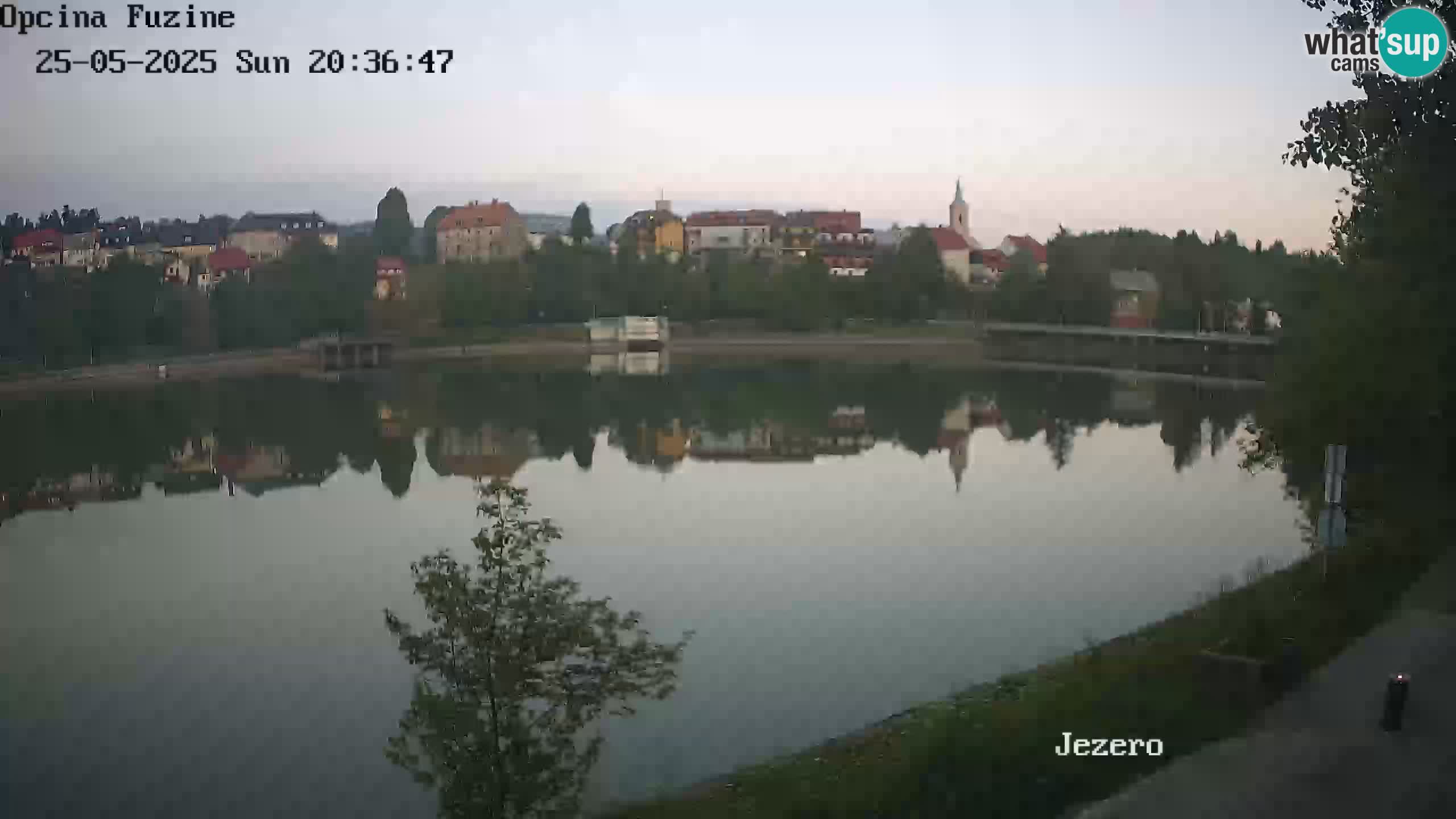 Bajersko Jezero web kamera Fužine