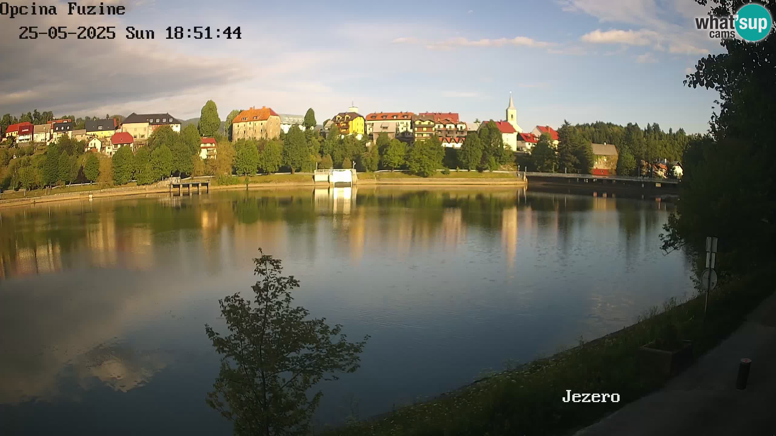 Lago Bajer livecam Bajersko Jezero Fužine