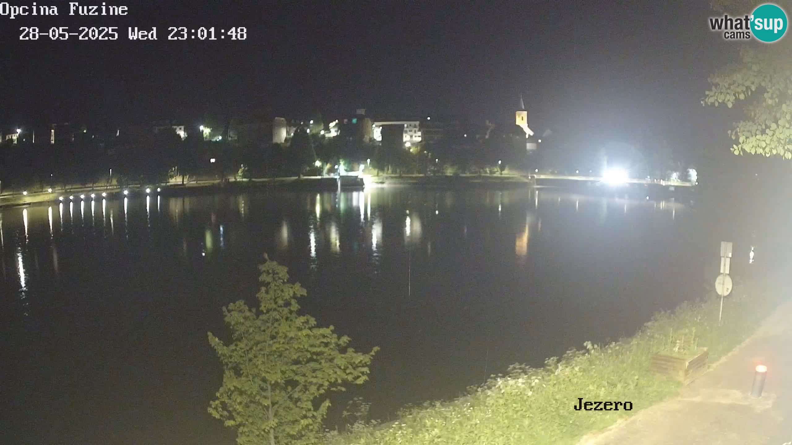 Bajersko Jezero web kamera Fužine