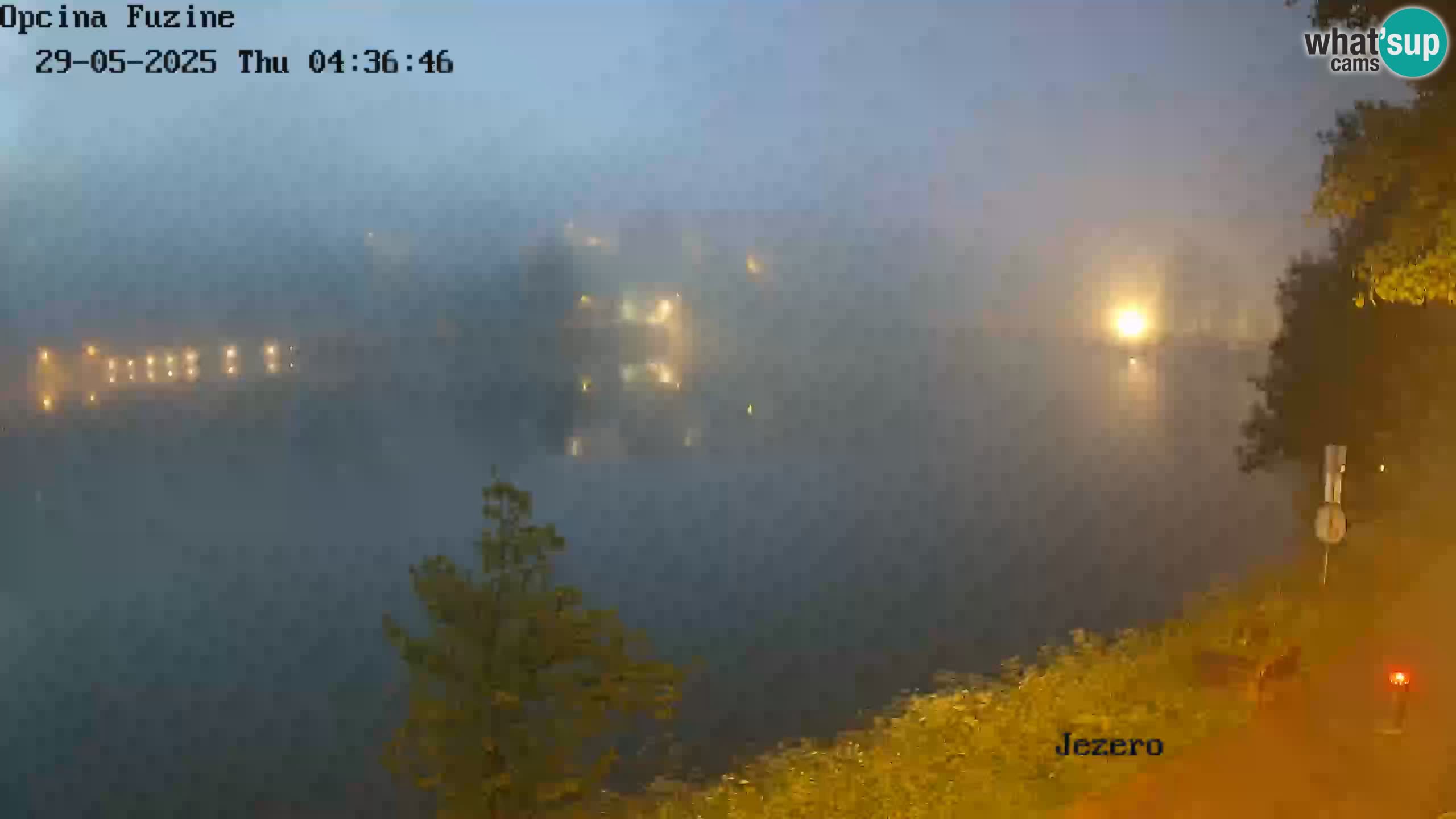 Lago Bajer livecam Bajersko Jezero Fužine