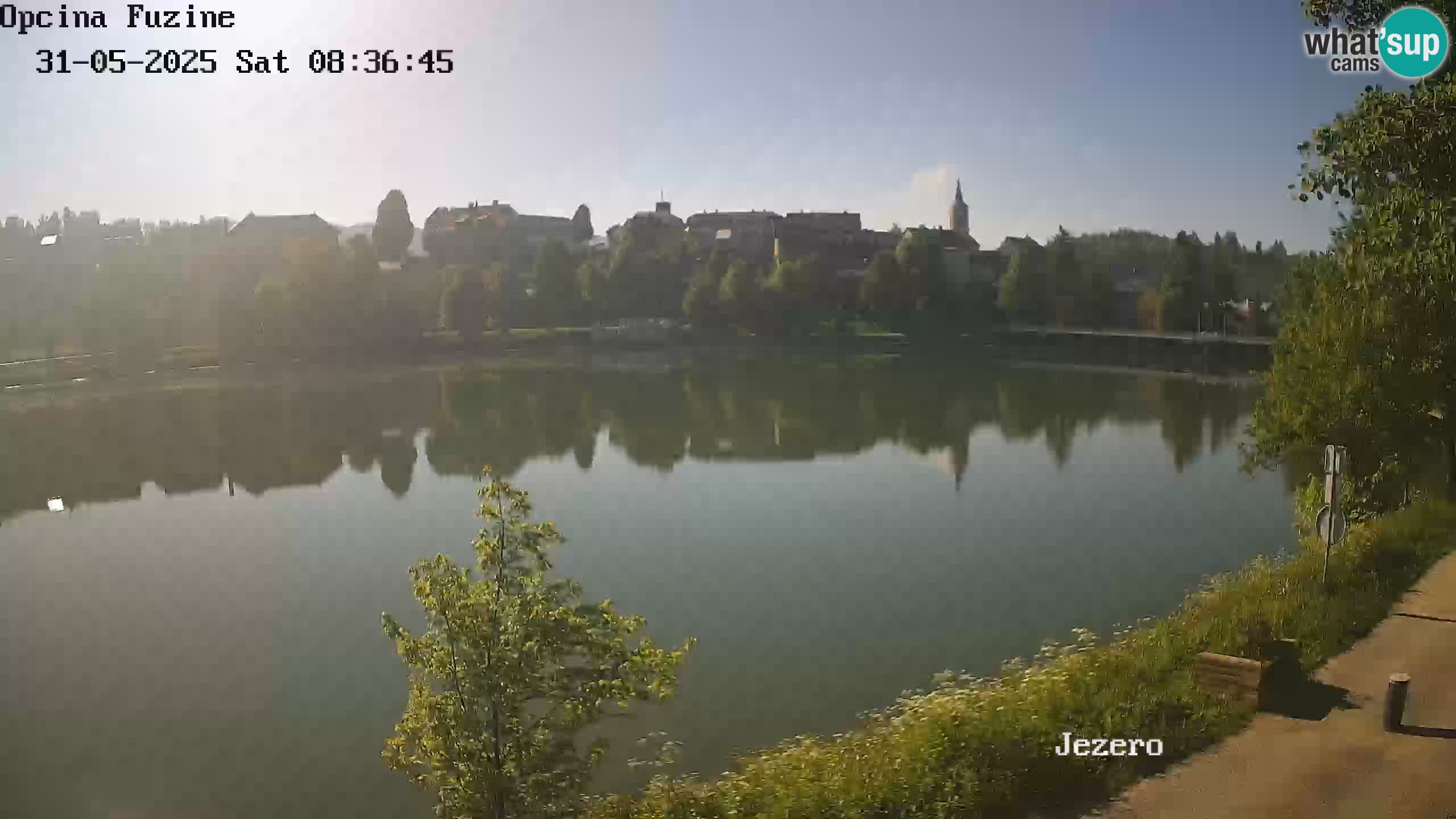 Bajersko Jezero web kamera Fužine