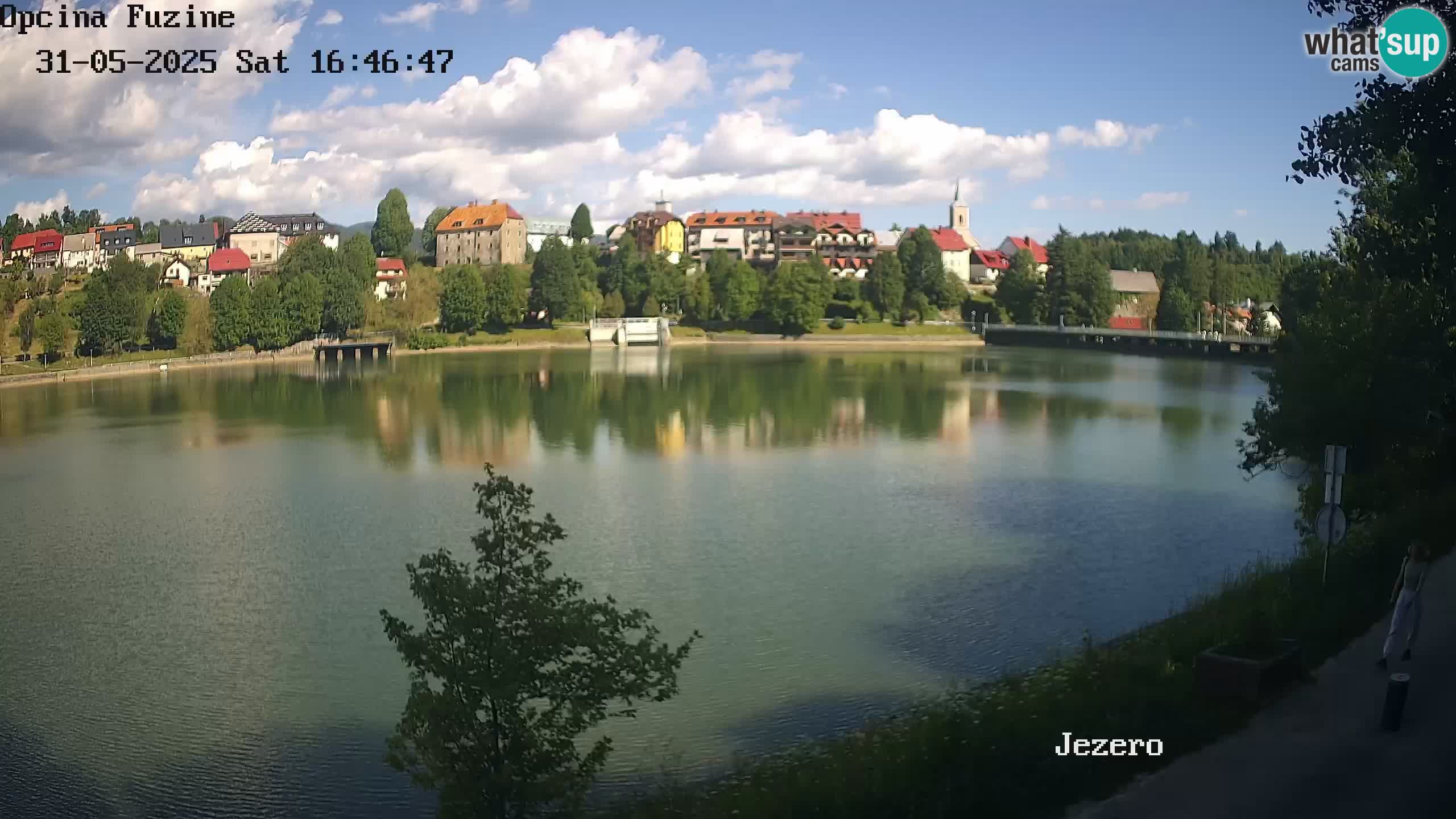 Kamera v živo Bajersko Jezero Fužine