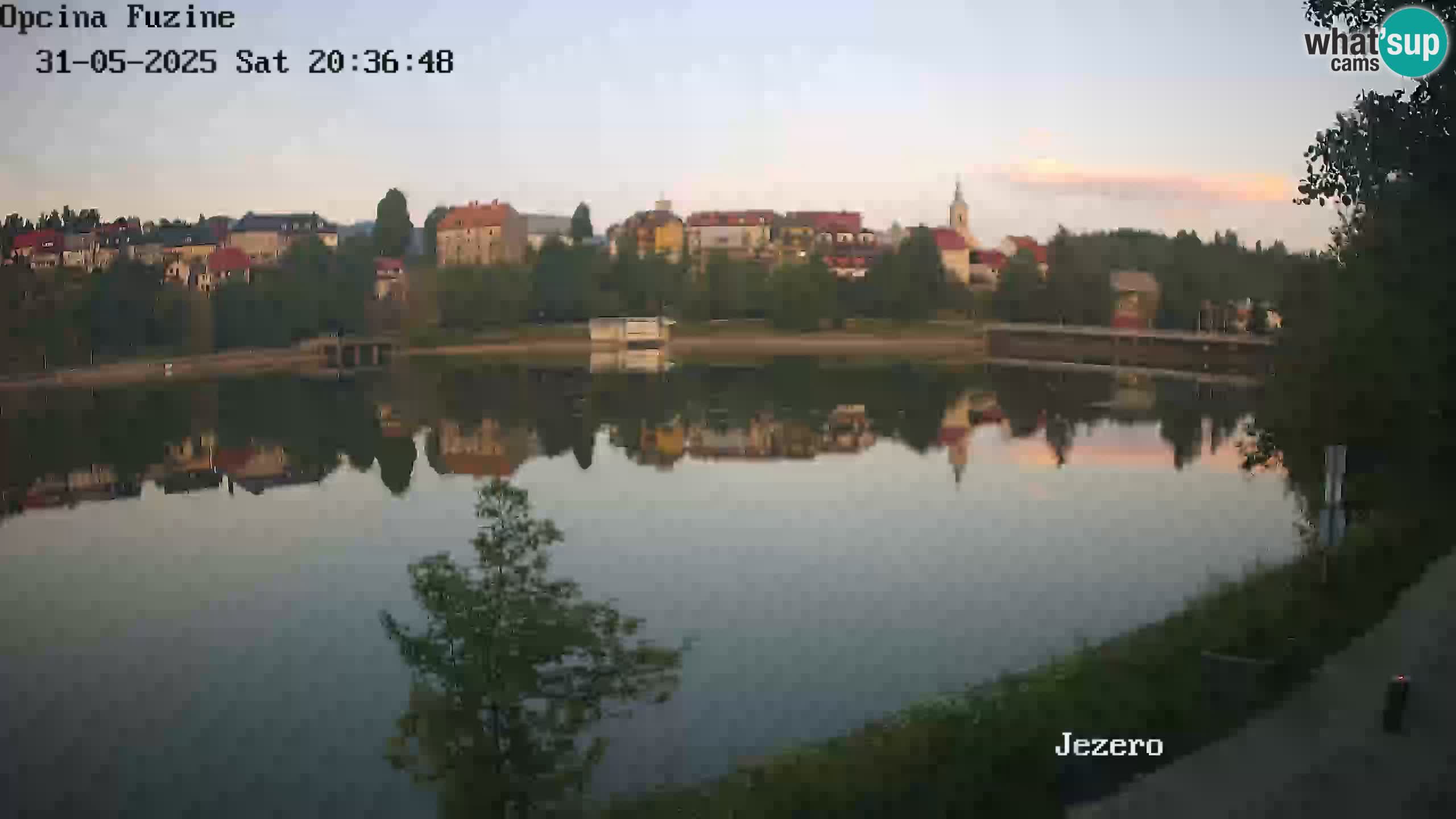 Kamera v živo Bajersko Jezero Fužine