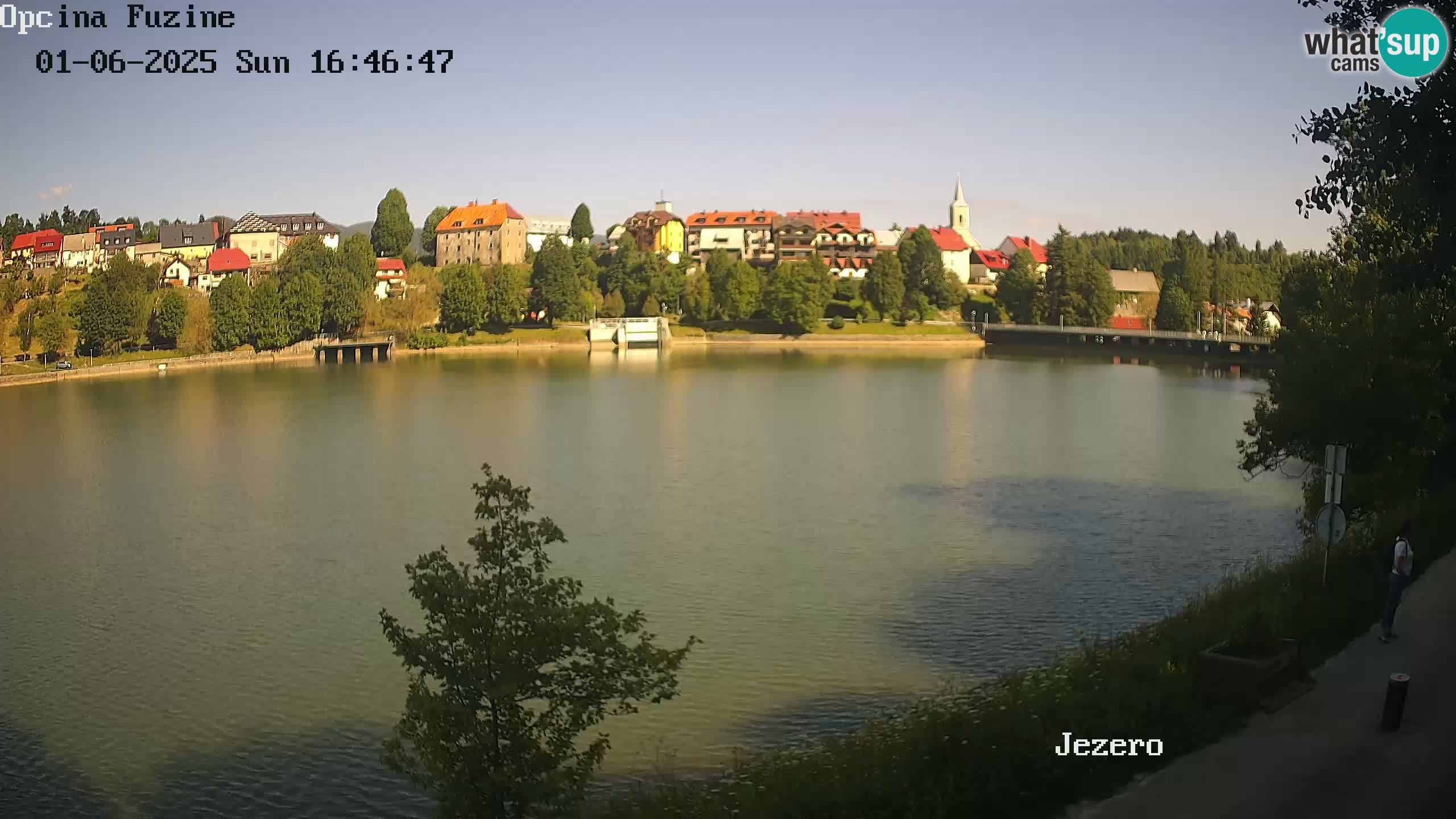 Kamera v živo Bajersko Jezero Fužine