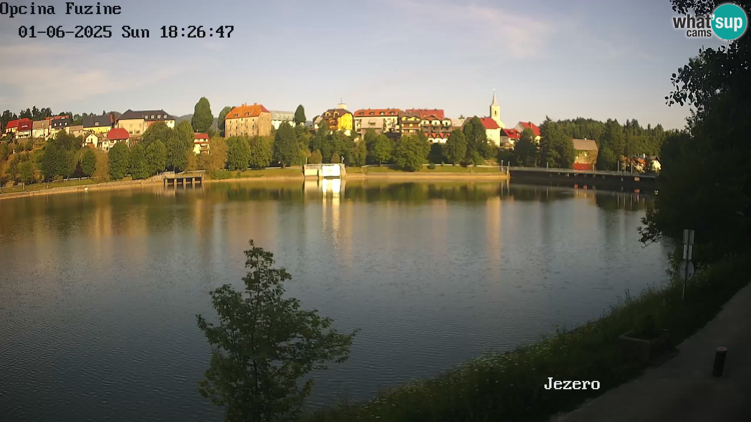 Kamera v živo Bajersko Jezero Fužine