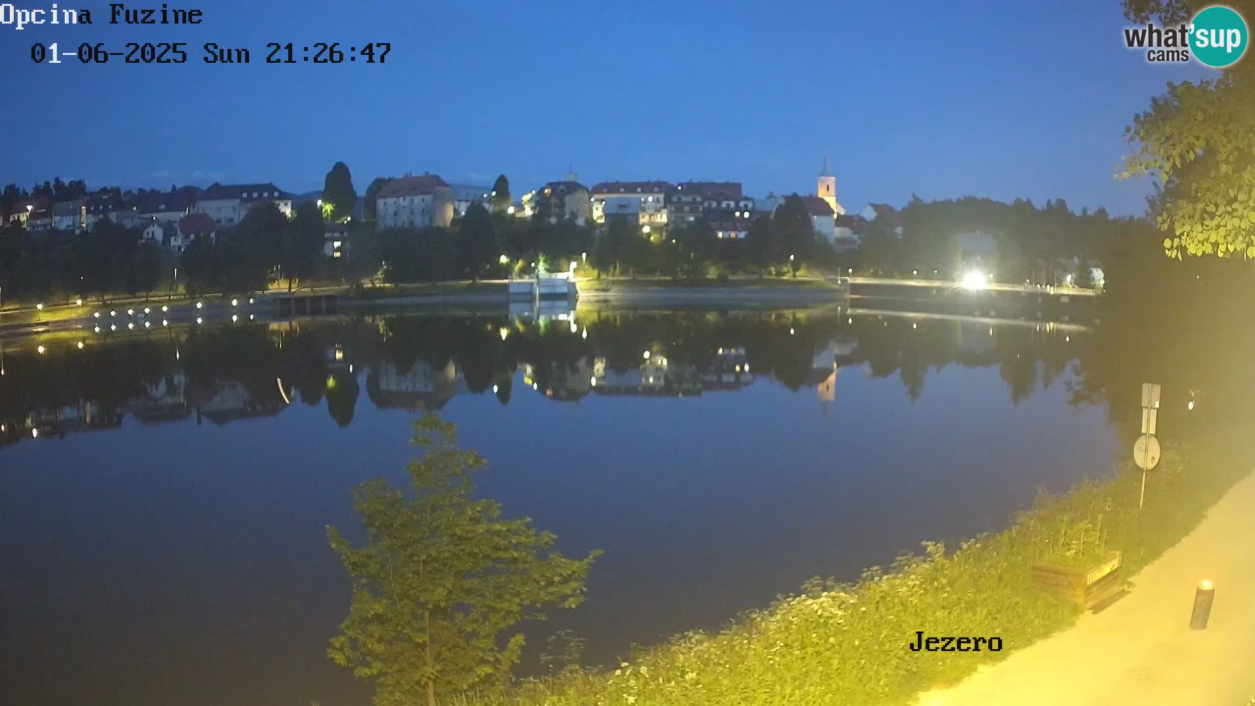 Lago Bajer livecam Bajersko Jezero Fužine