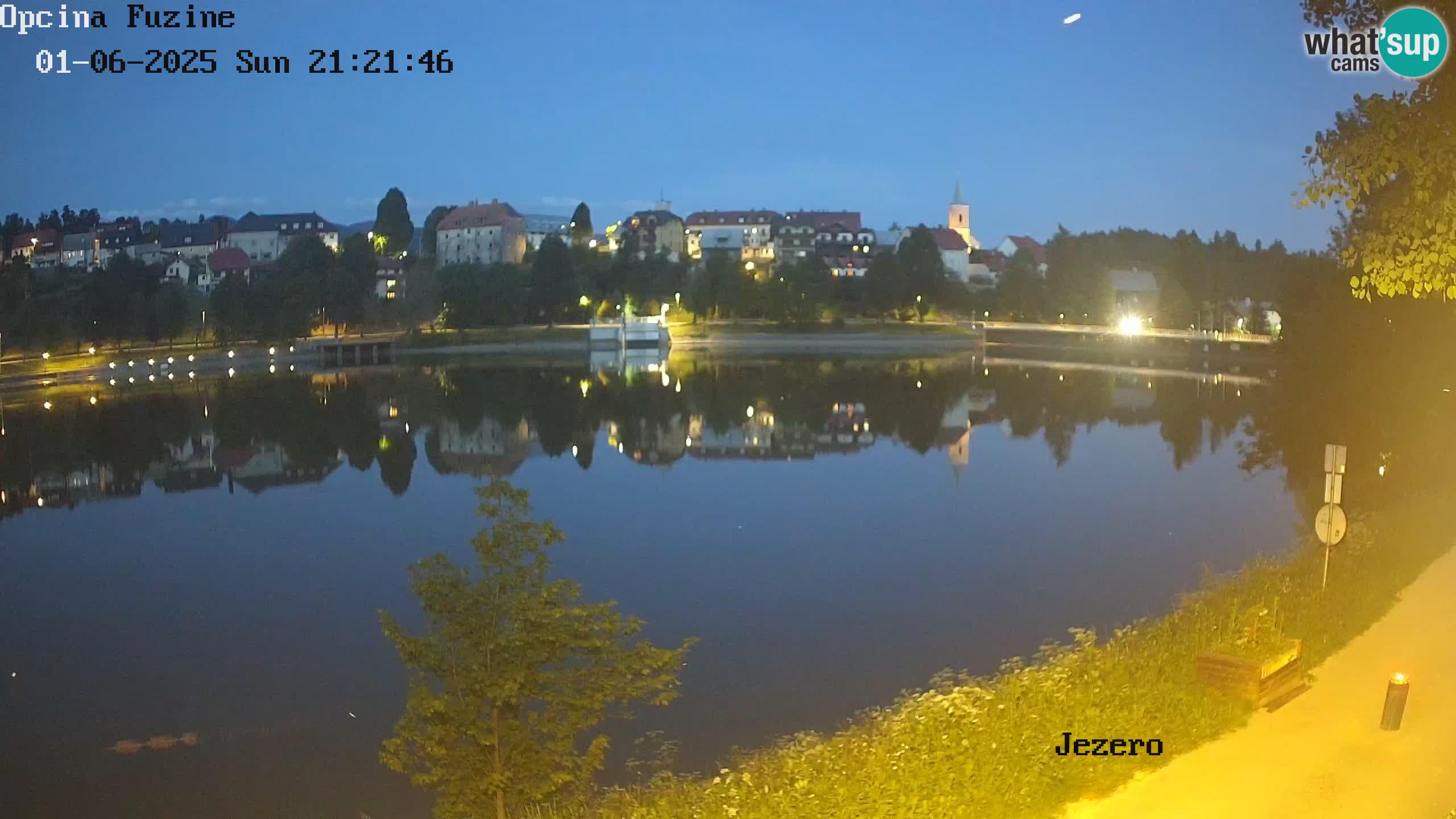 Bajersko Jezero camera en vivo lago Bajer Fužine