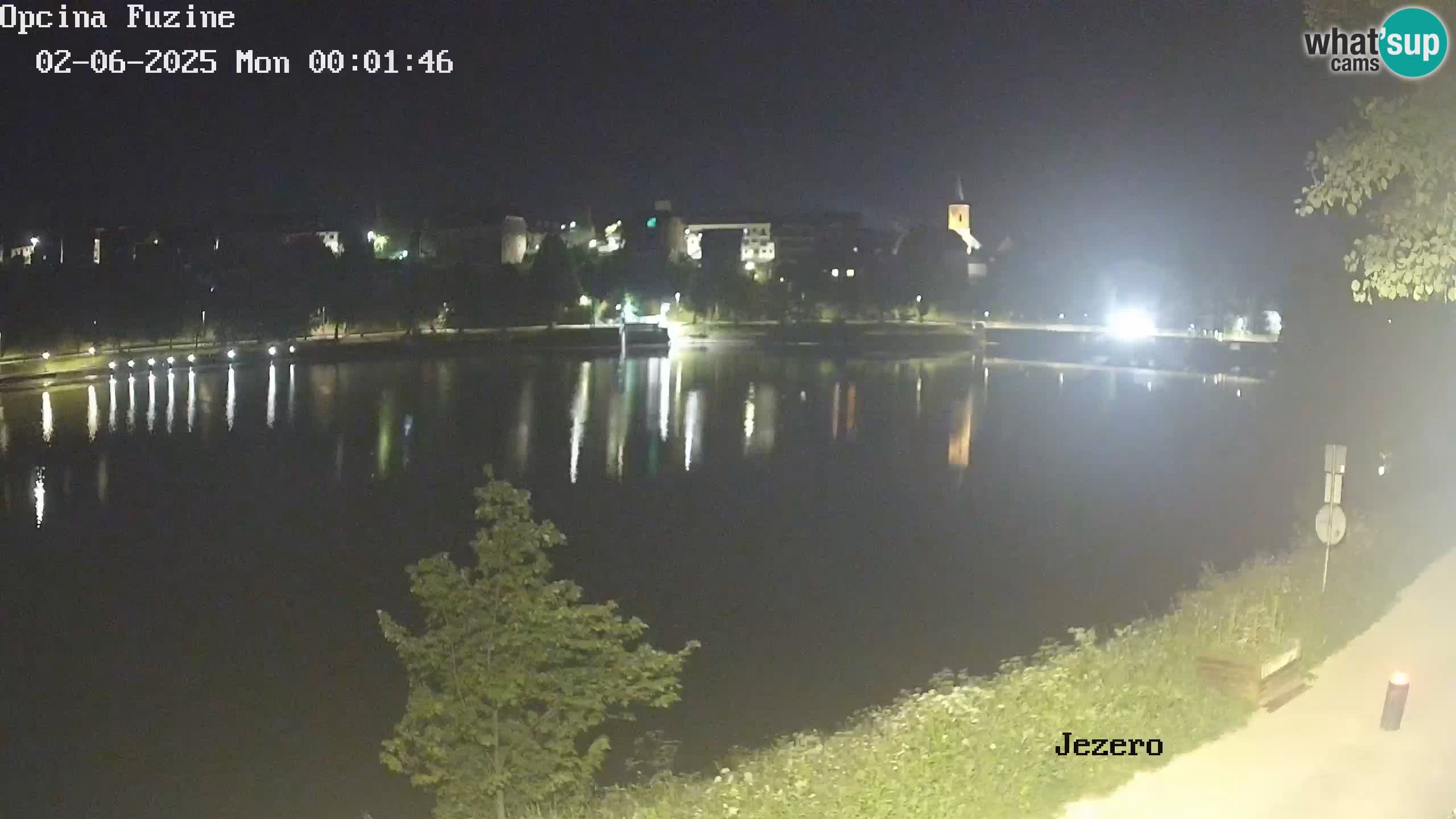 LIVE Lake Bajer livecam Bajersko Jezero Fužine