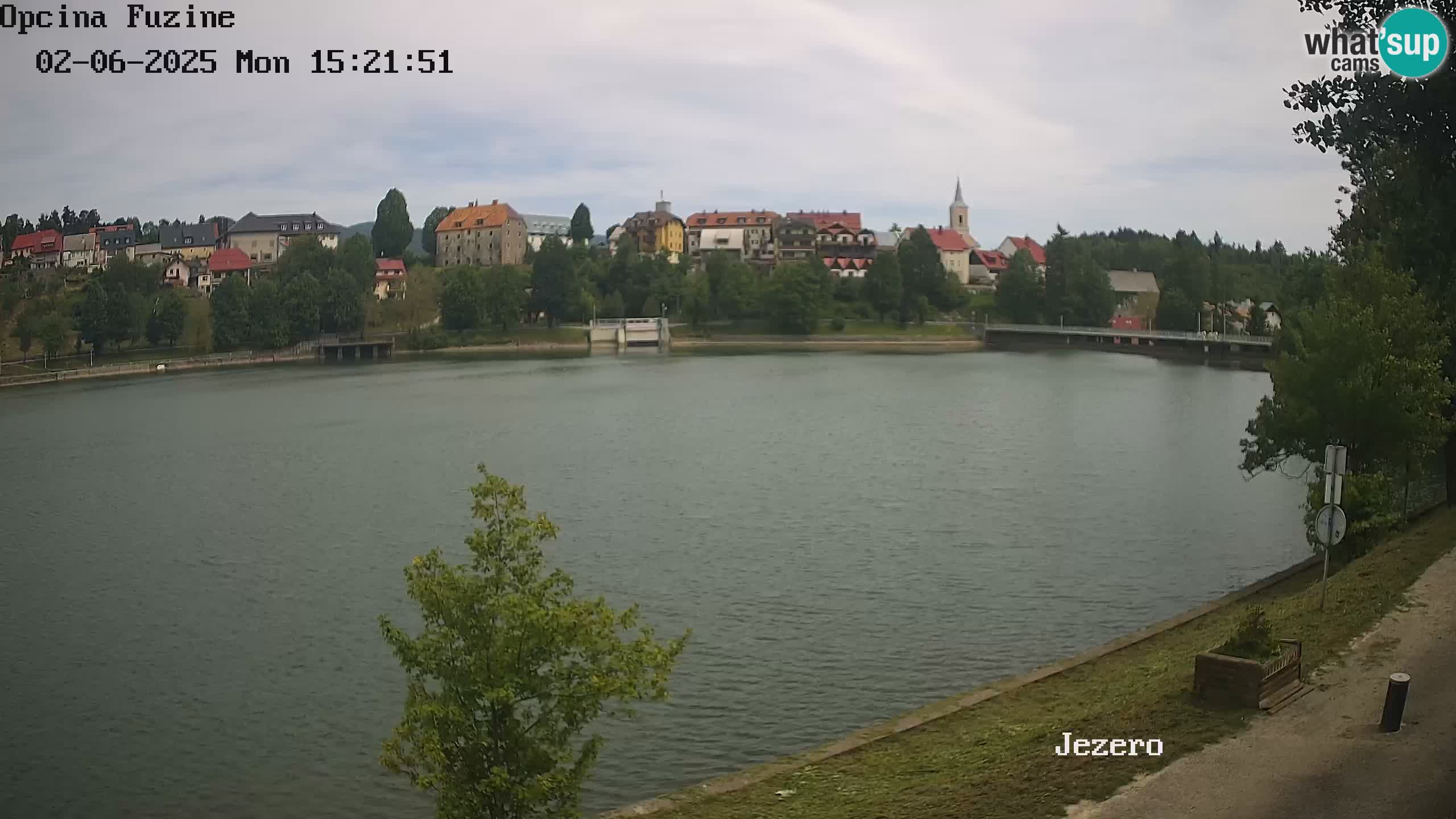 Bajersko Jezero web kamera Fužine