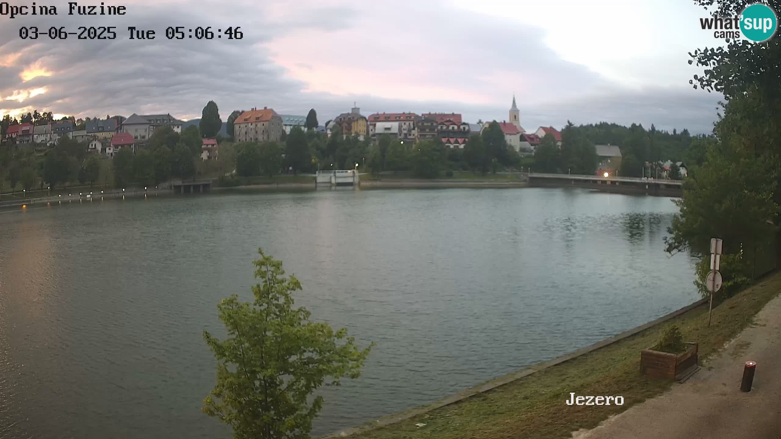 Bajersko Jezero camera en vivo lago Bajer Fužine