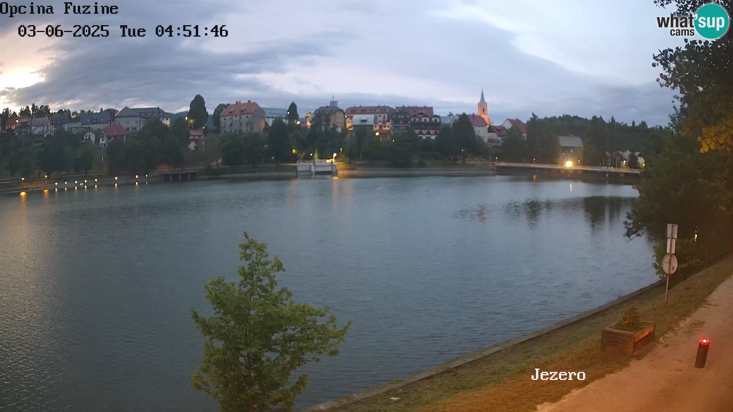 Lago Bajer livecam Bajersko Jezero Fužine