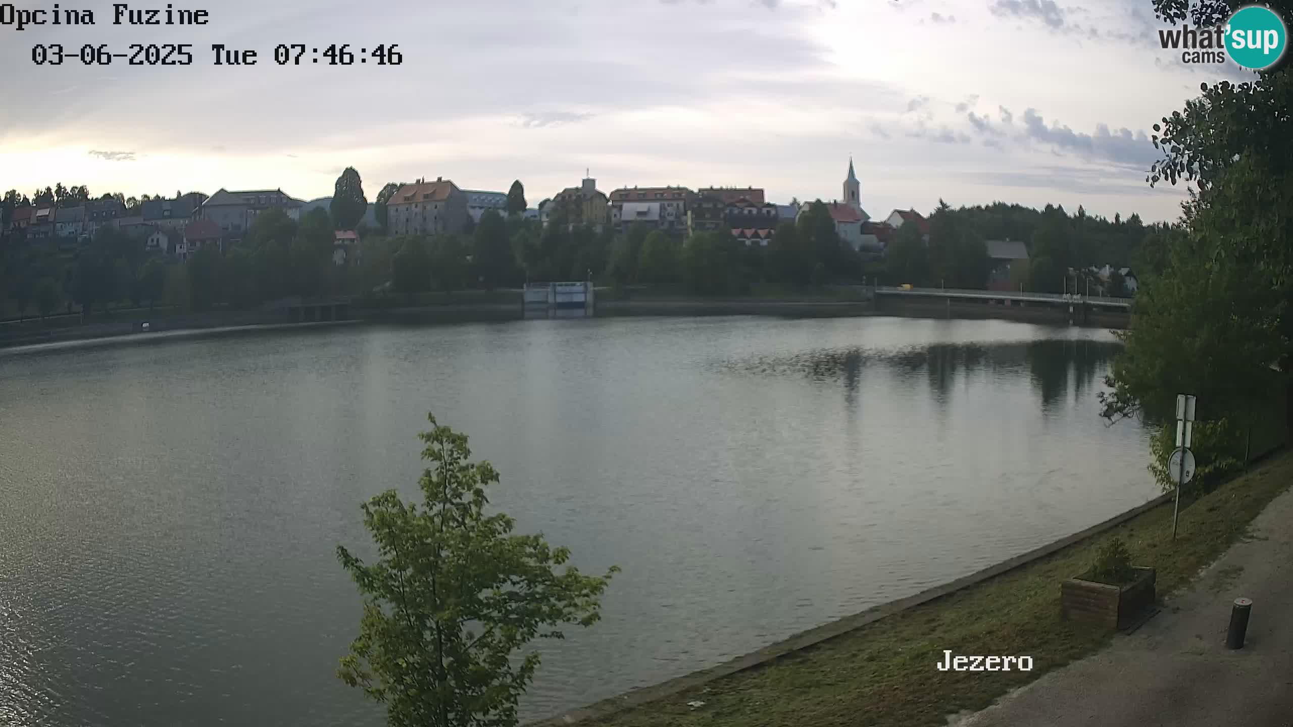 Bajersko Jezero web kamera Fužine