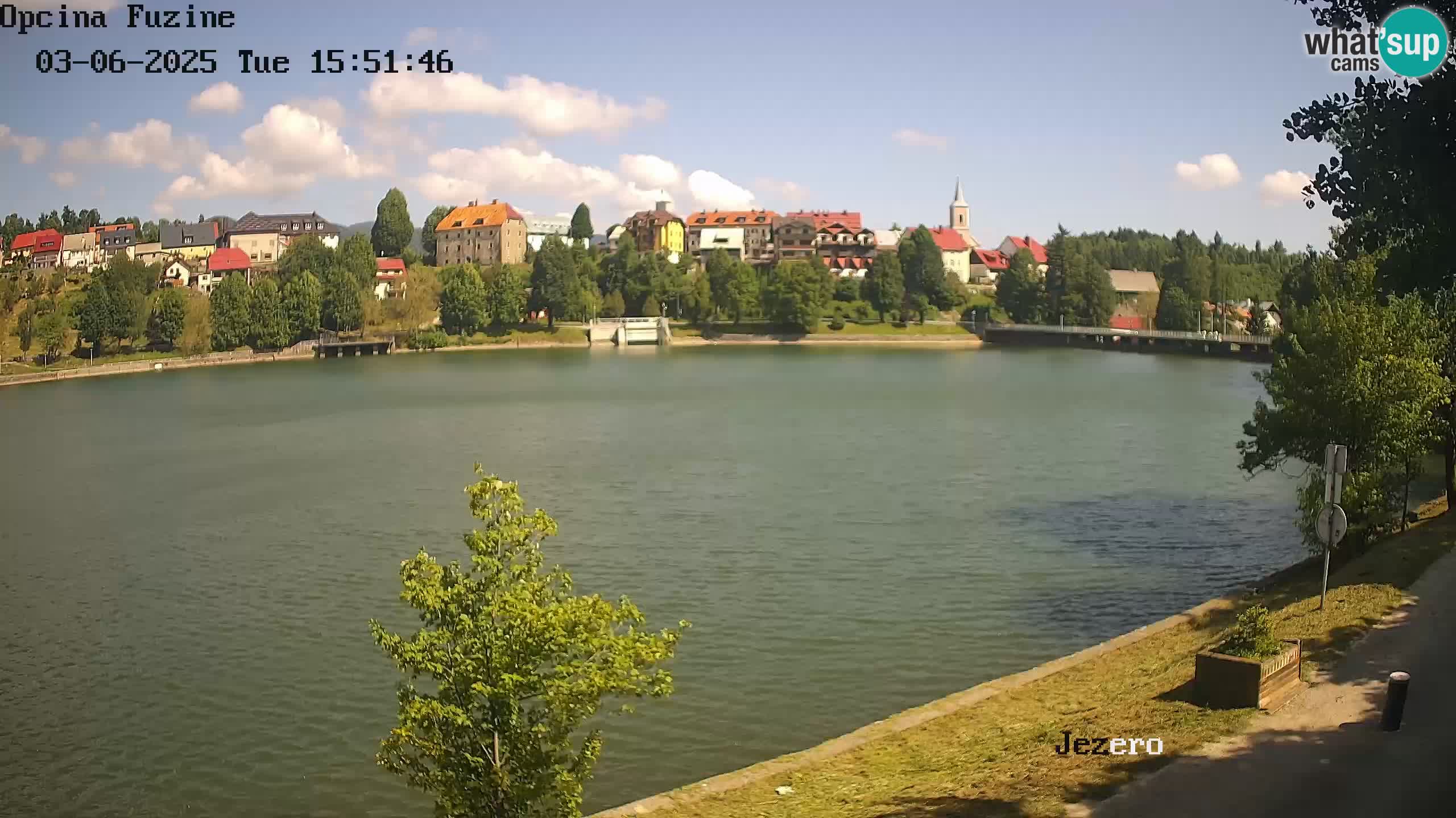 Lago Bajer livecam Bajersko Jezero Fužine
