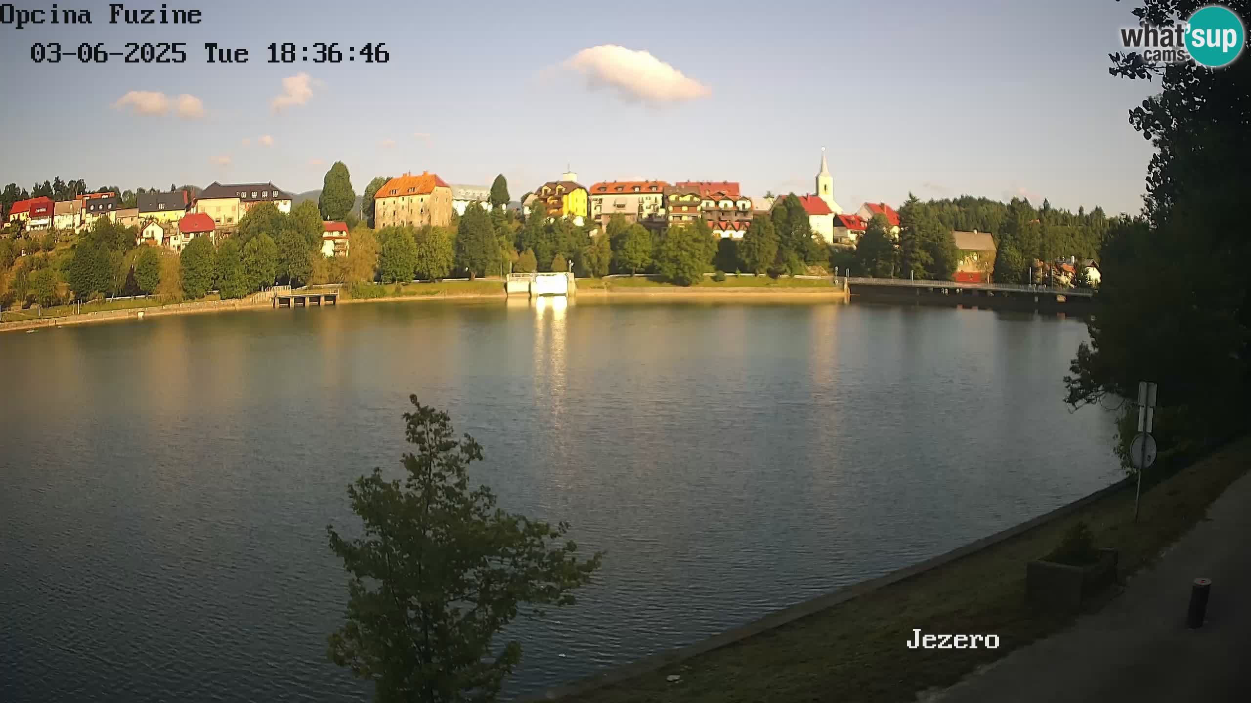 Kamera v živo Bajersko Jezero Fužine