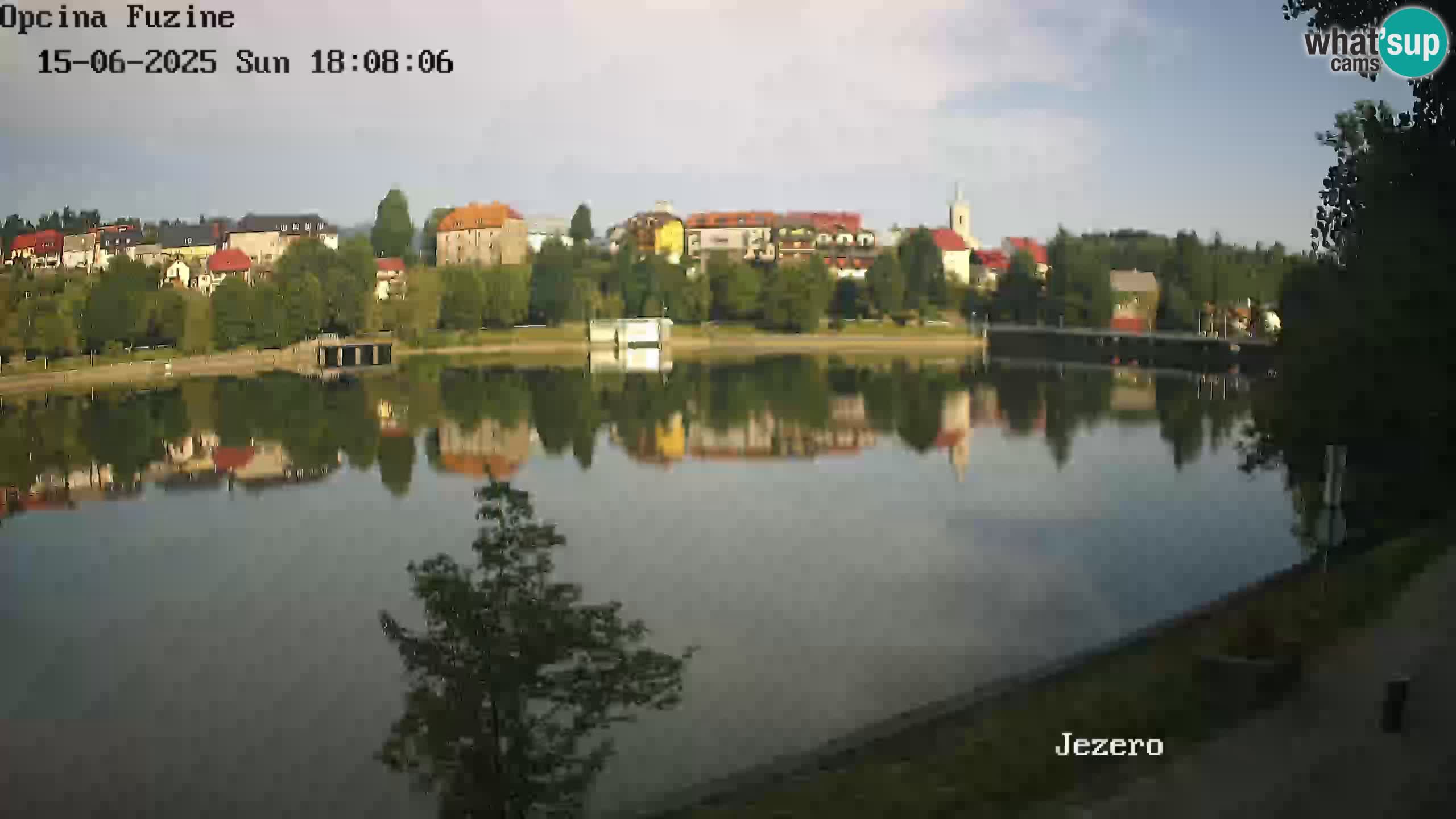 LIVE Lake Bajer livecam Bajersko Jezero Fužine