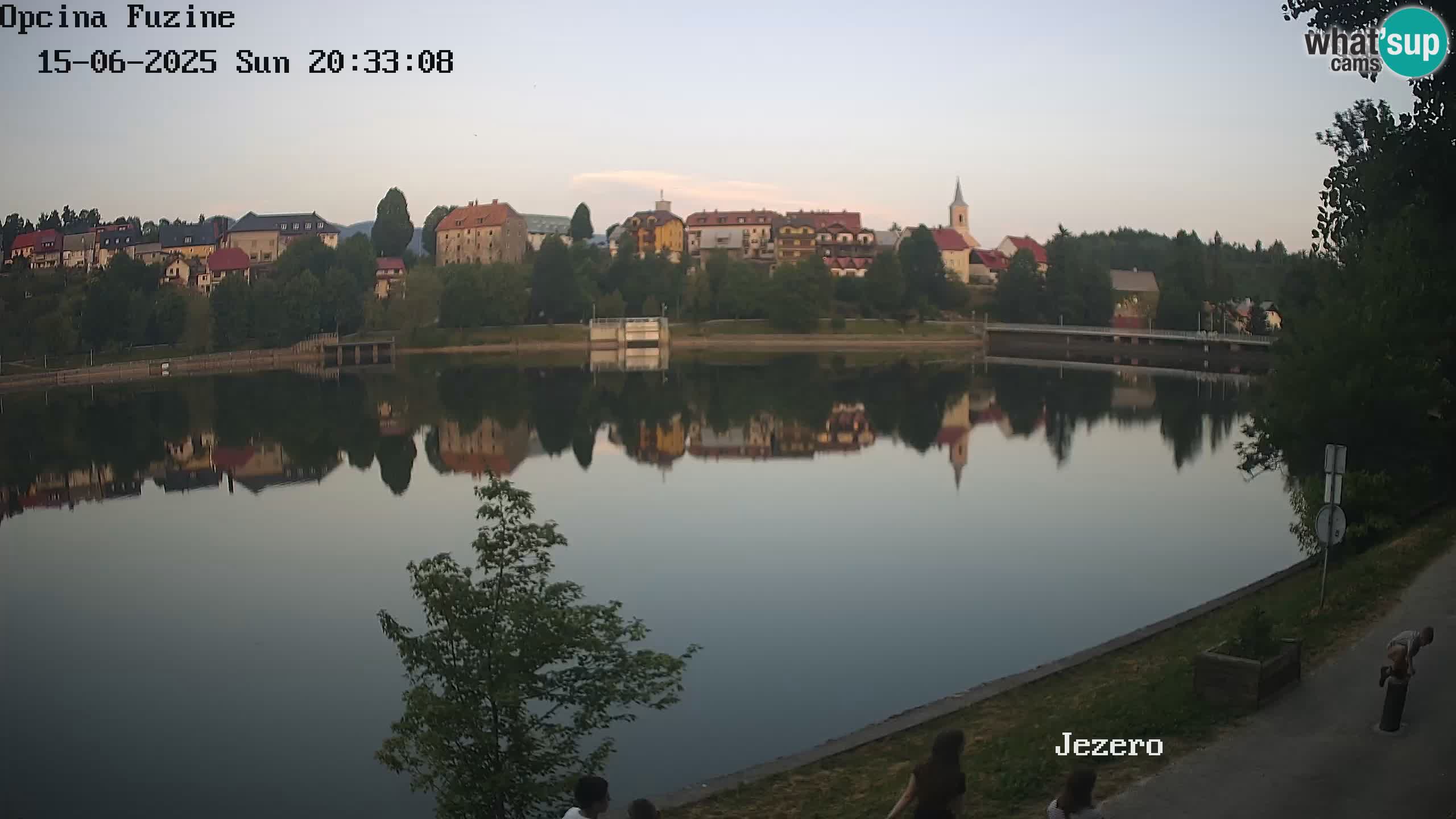 LIVE Lake Bajer livecam Bajersko Jezero Fužine