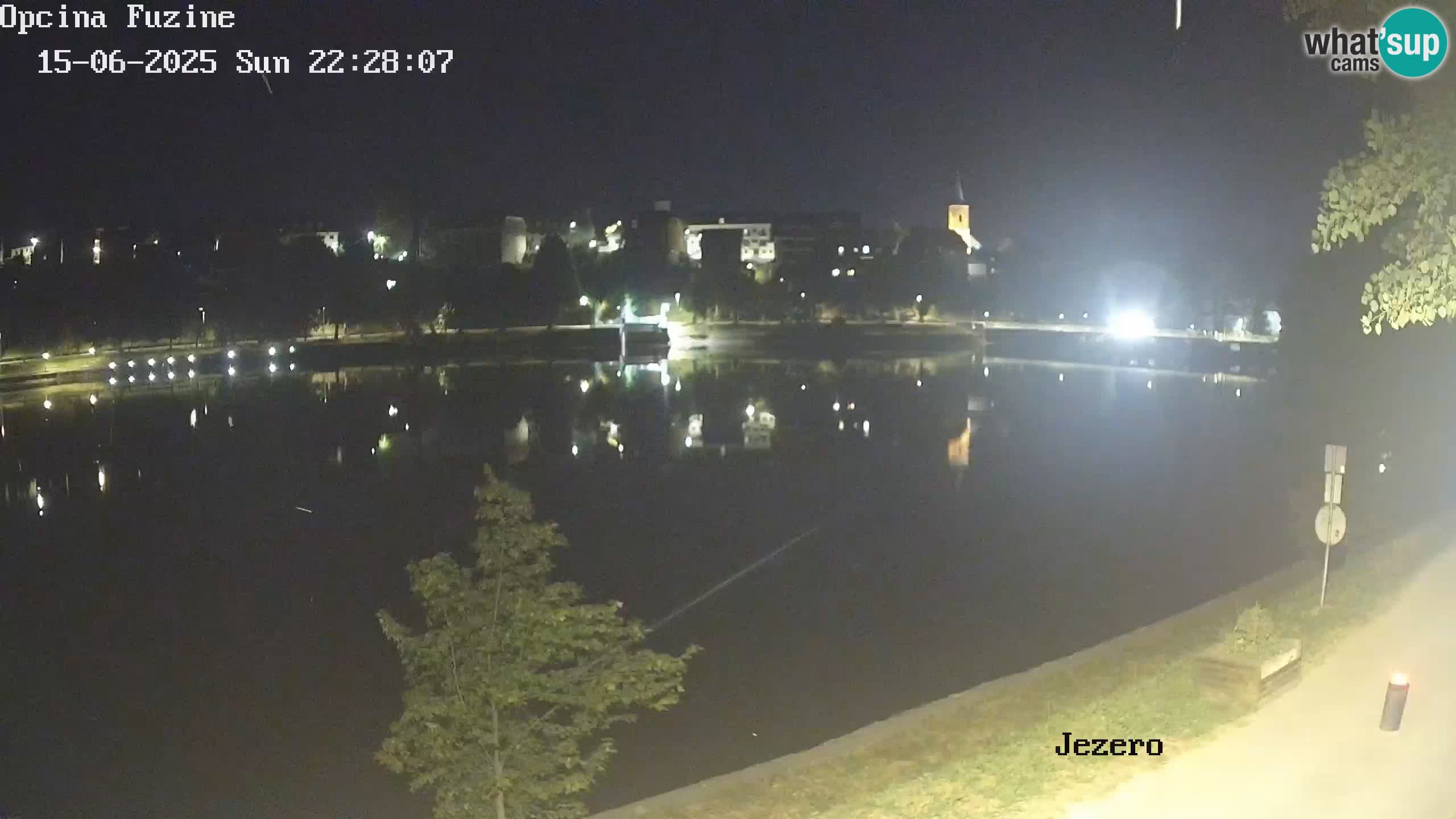 LIVE lago Bajer webcam Bajersko Jezero Fužine