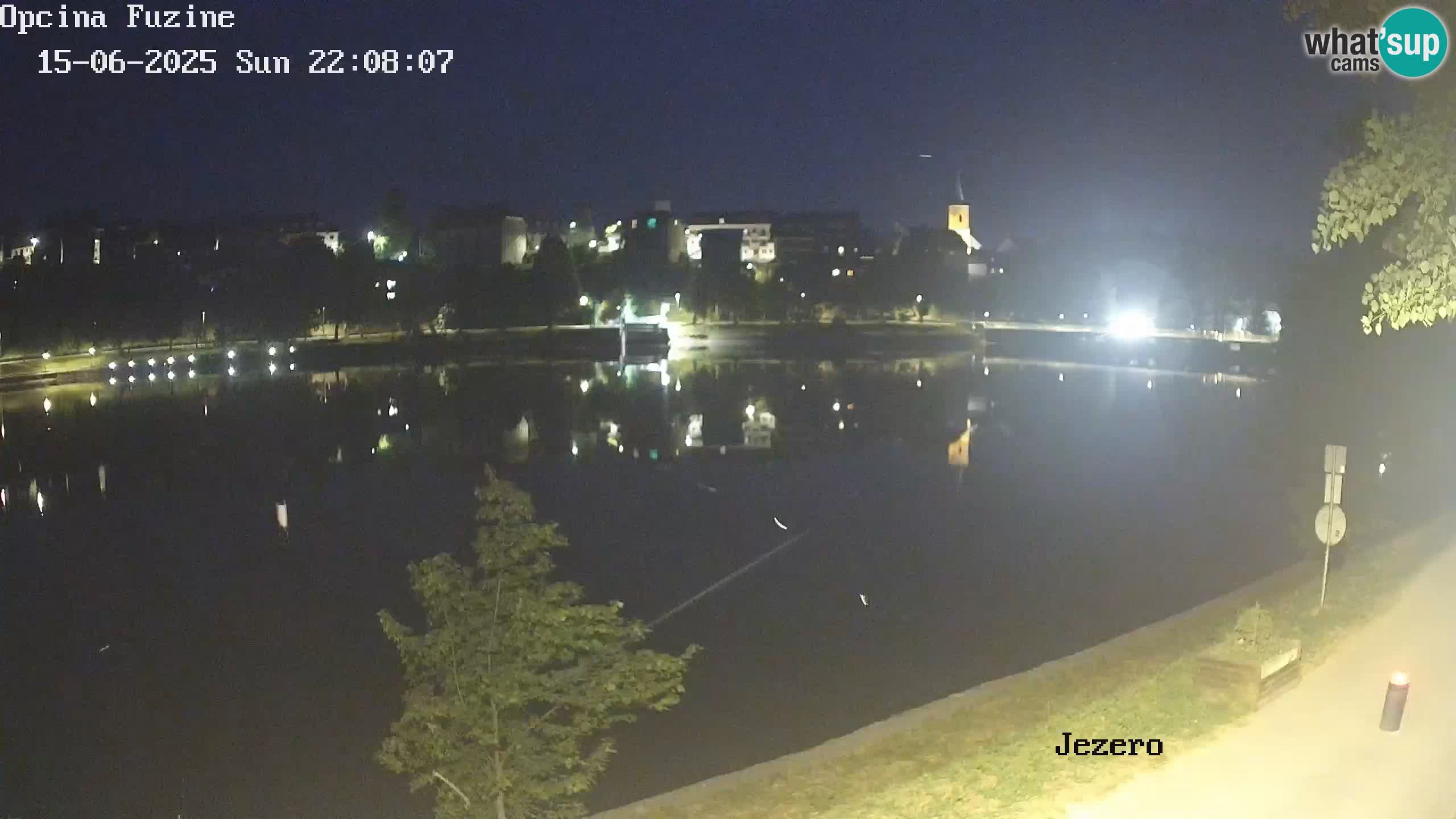 LIVE Lake Bajer livecam Bajersko Jezero Fužine